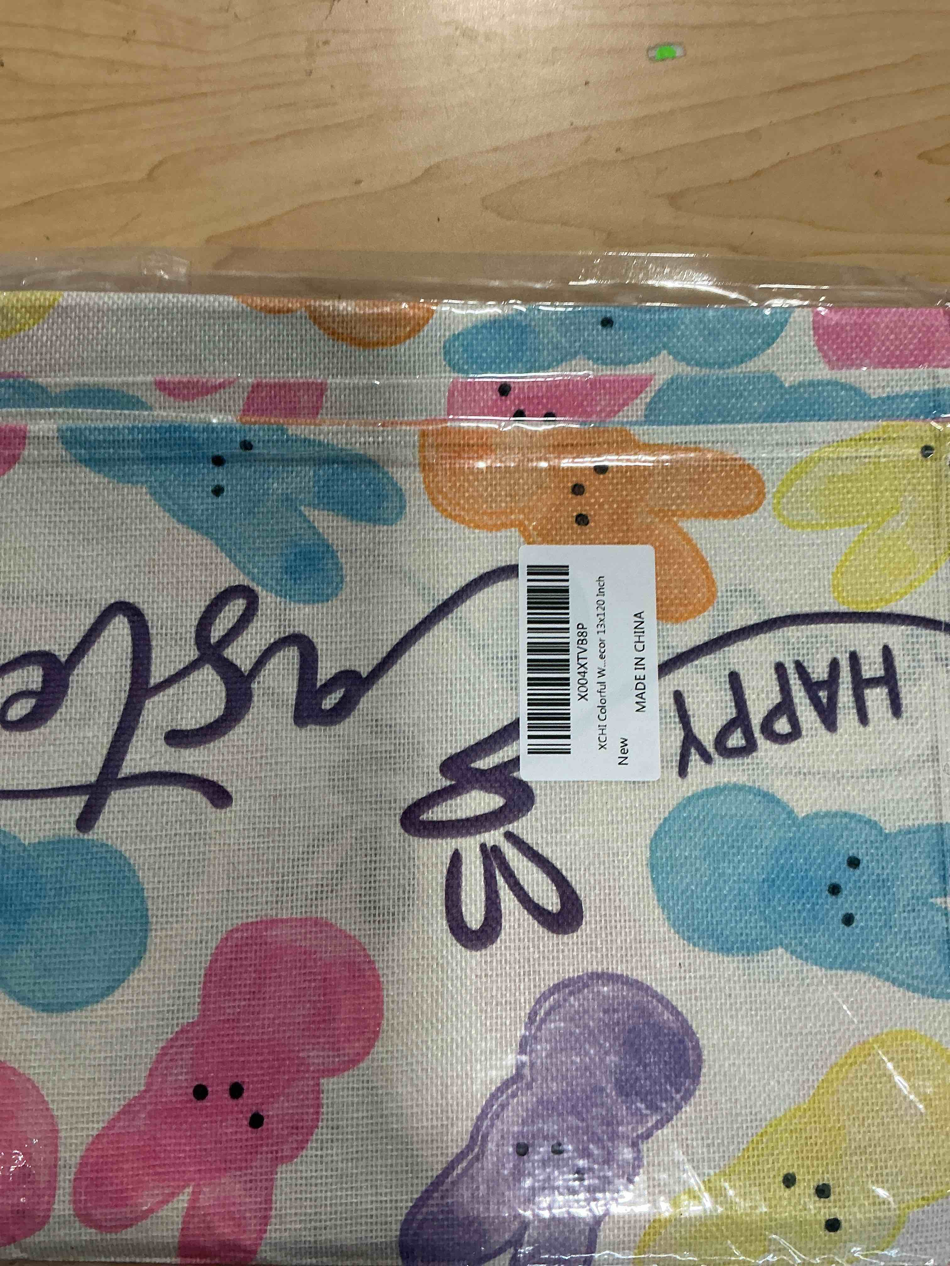 Condition photo showing New/Like New for xchi colorful watercolor cute bunny rabbits easter placemats set of 6 table mats for masquerade party home kitchen dining table decorations 12x18 inch placemats set of 6 ?12x18 inch?