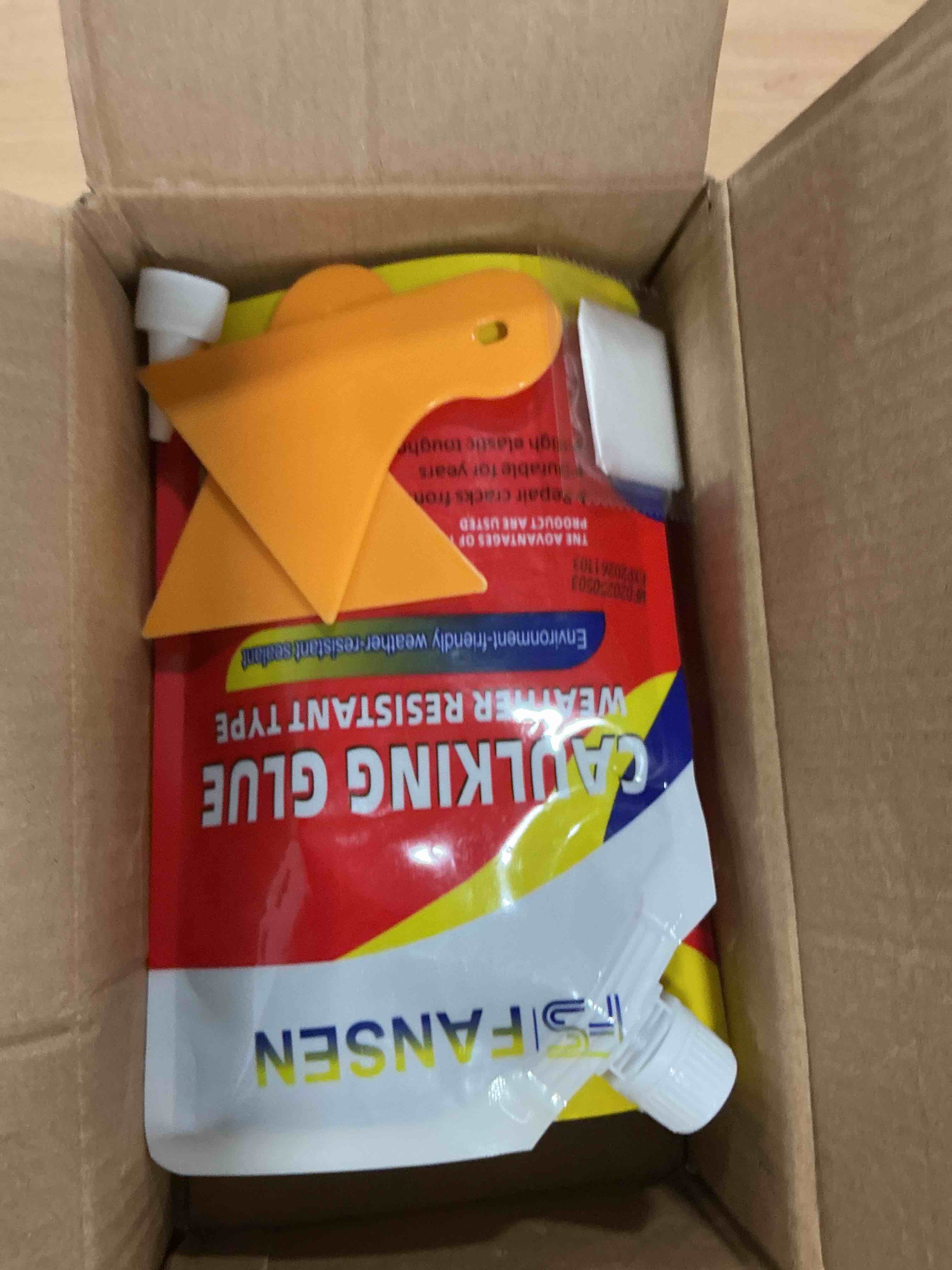 Condition photo showing New/Like New for concrete crack filler, concrete caulking adhesive, quick-drying sealant for professionals, heavy-duty crack filler for driveway, caulking glue weather resistant type(3pcs)