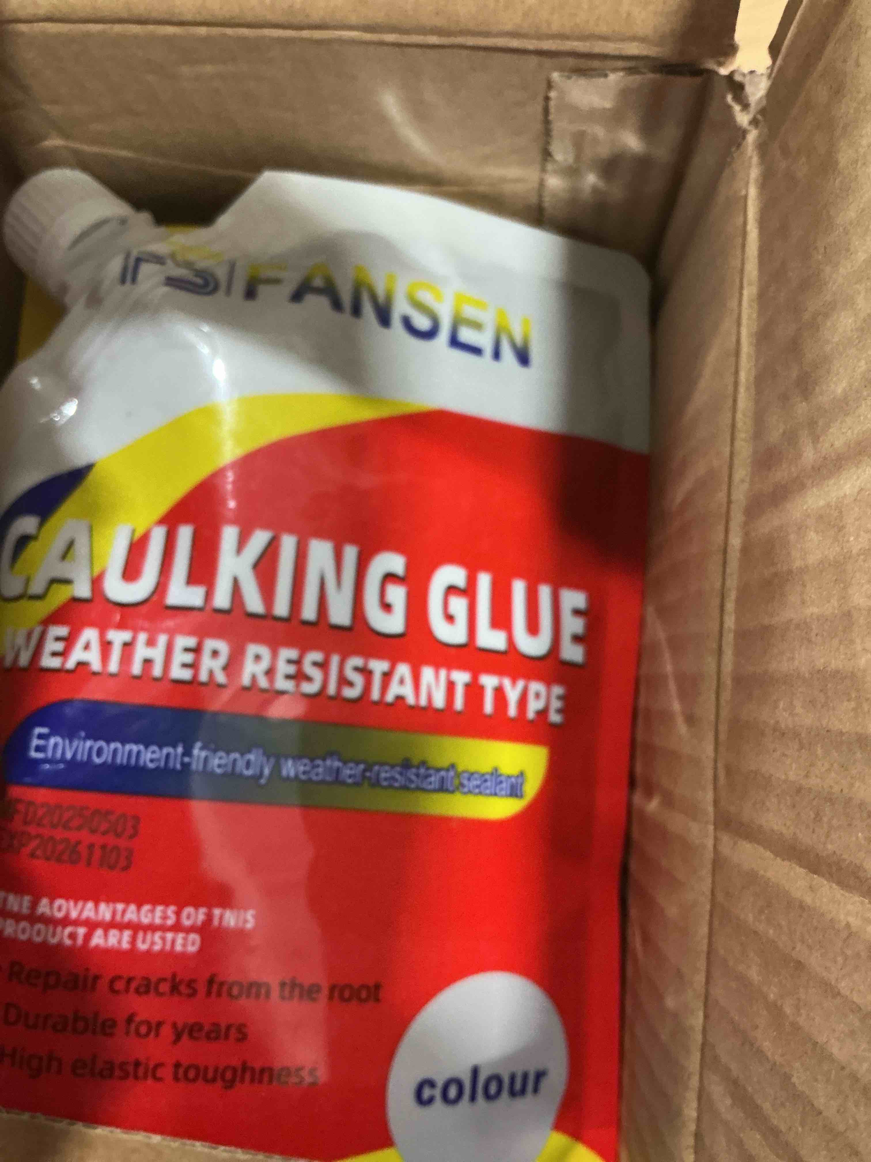 Condition photo showing New/Like New for concrete crack filler, concrete caulking adhesive, quick-drying sealant for professionals, heavy-duty crack filler for driveway, caulking glue weather resistant type(3pcs)