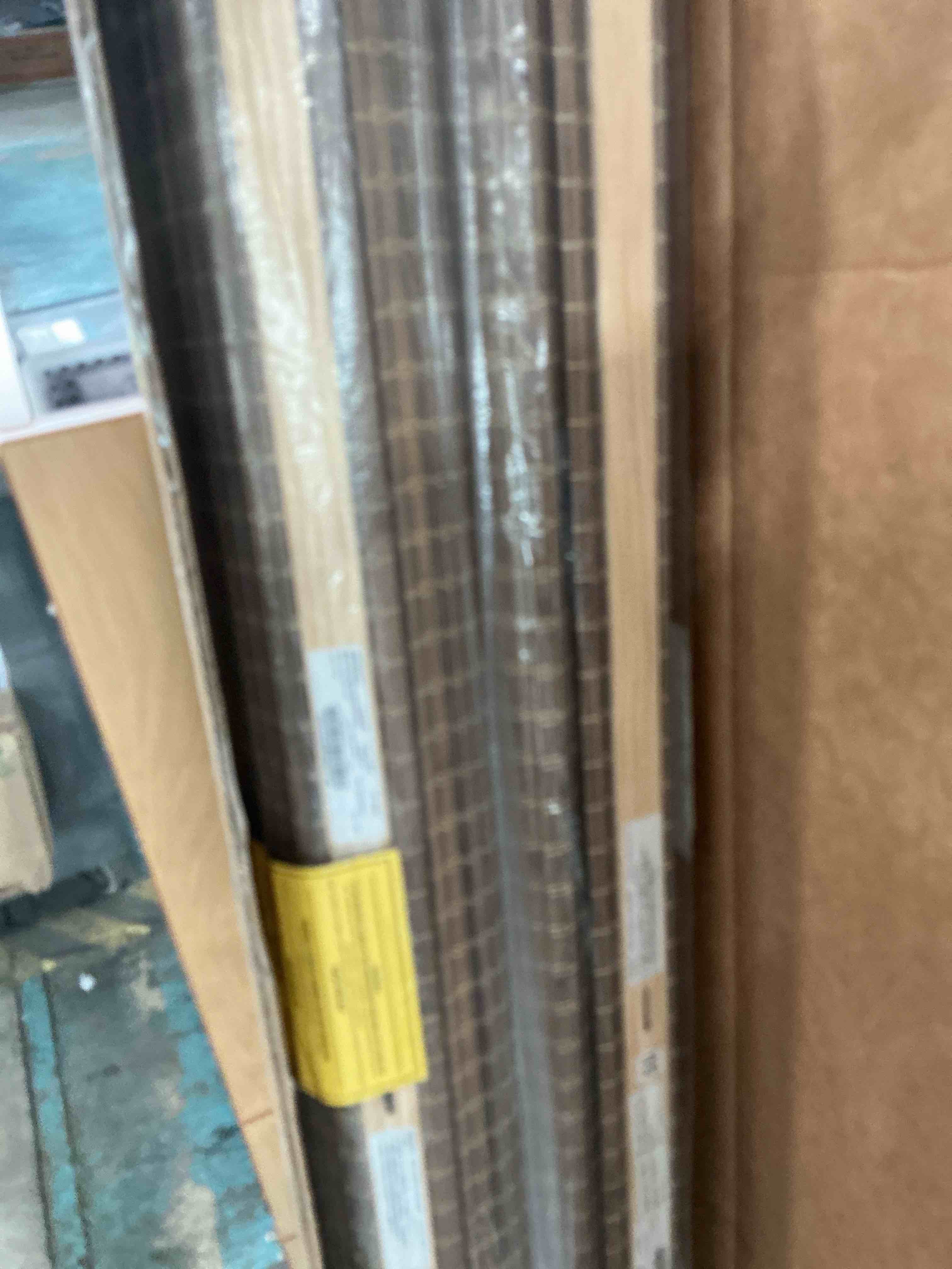 Condition photo showing New/Like New for arlo blinds sheer bamboo roman shades with valance - dali native, 2h - light filtering cordless blinds for interior windows - real natural bamboo material - mounting hardware included