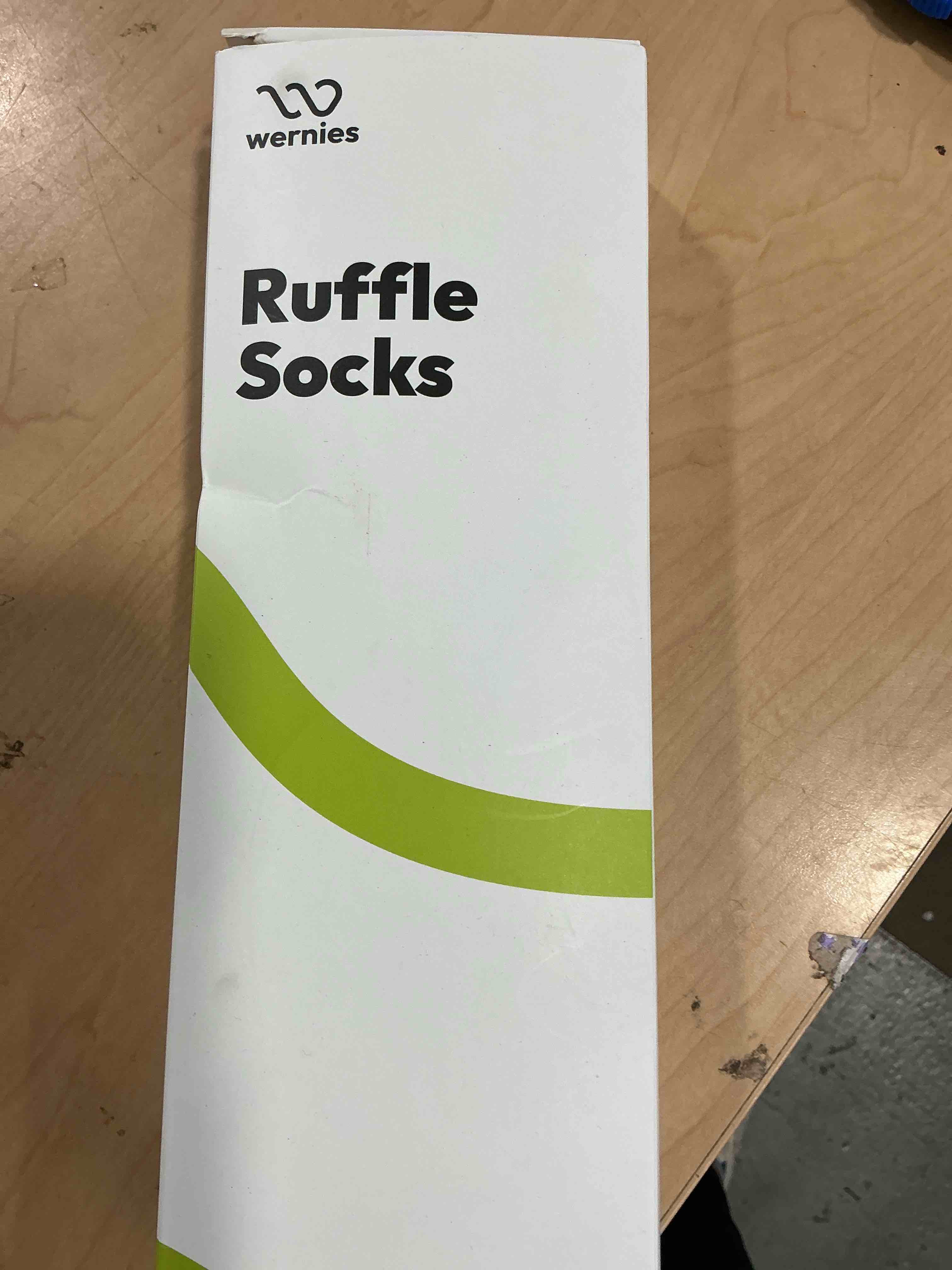 Condition photo showing New/Like New for wernies 8 pairs ankle ruffle socks woman?cute lace frilly crew socks white?8 pairs? 5-9