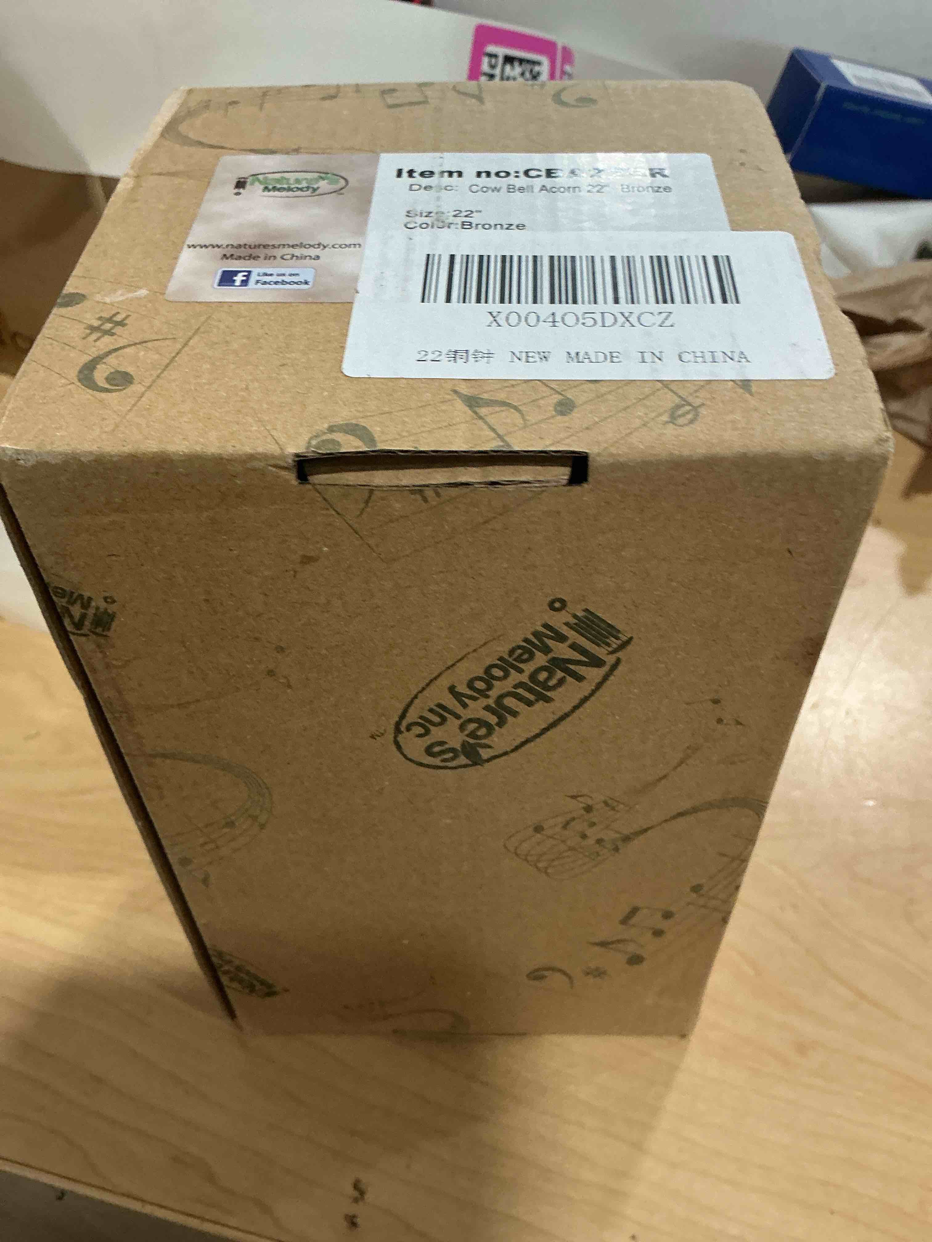 Condition photo showing New/Like New for deep resonance serenity bell large wind chimes for outside deep tone garden bells wind chimes 528 hz low pitch wind bell 30 inch (large)