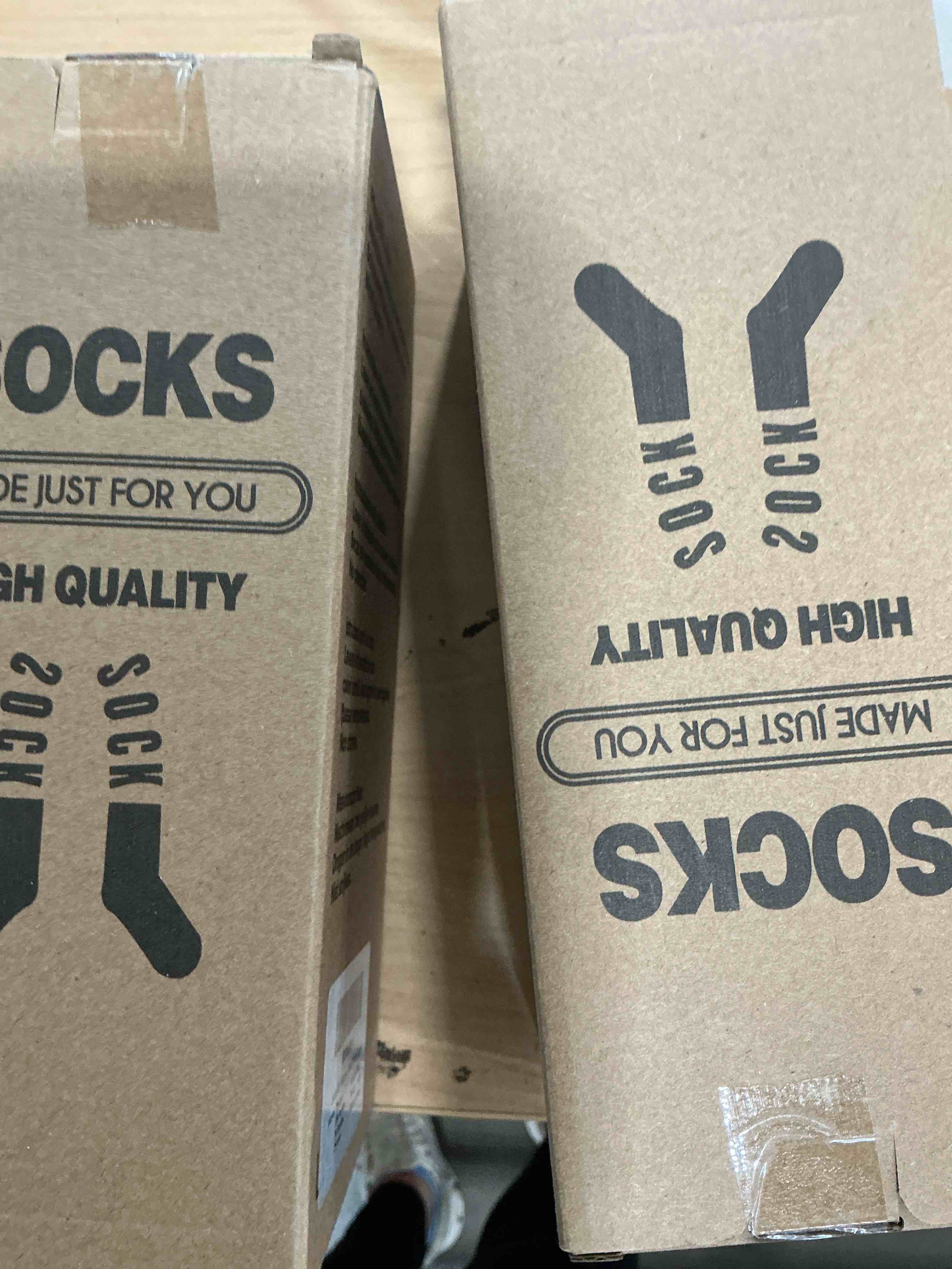 Condition photo showing New/Like New for monfoot men's/women's 3-6 pairs cotton daily crew socks, multipack