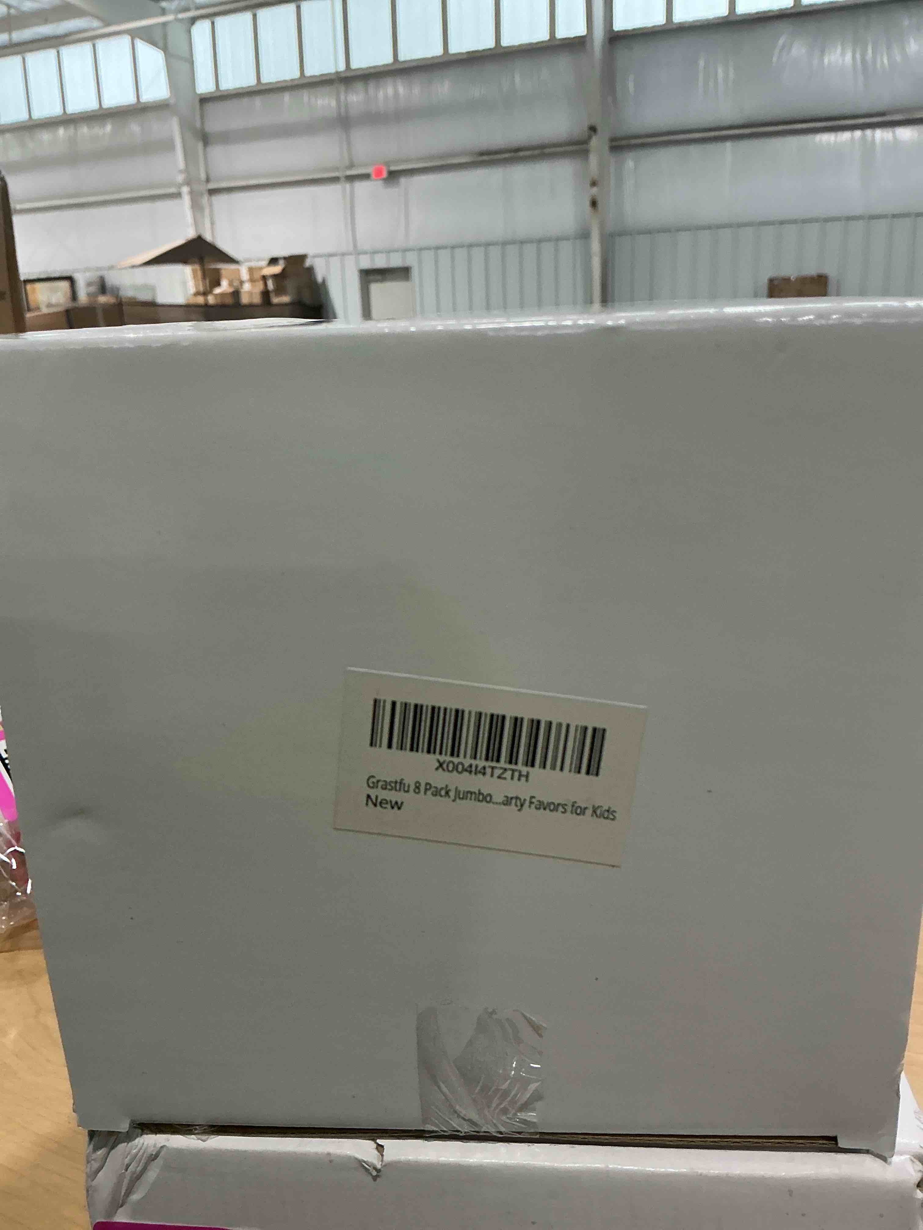 Condition photo showing New/Like New for 8 pack jumbo easter eggs filled wind up toys, colorful plastic egg with wind up jumping chicks bunny plush, easter basket stuffers fillers easter hunt party favors for kids