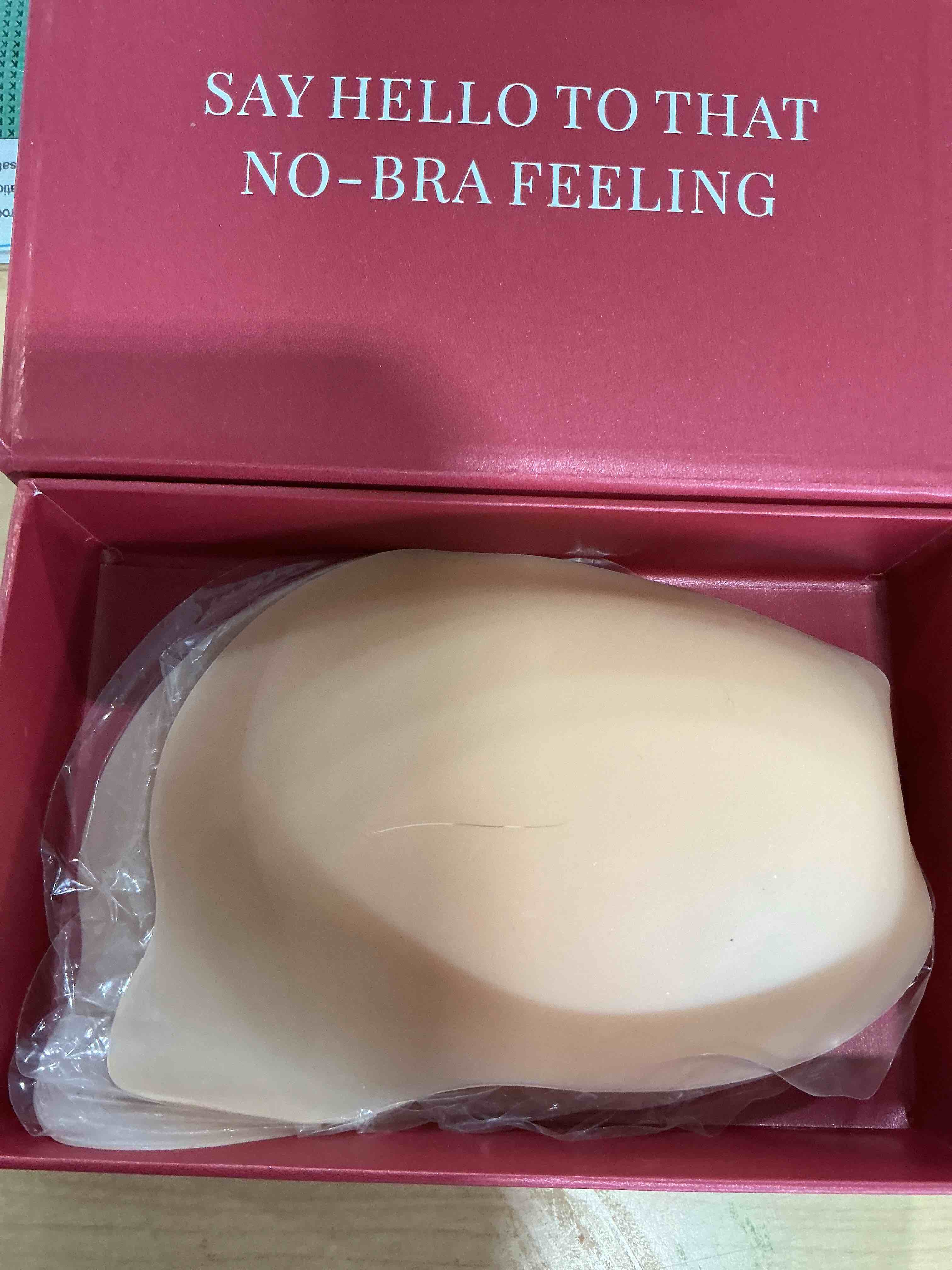Condition photo showing New/Like New for cakes body® adhesive strapless bra - reusable cakes™ sticky bra for fuller looking seamless shape - sculpting solution