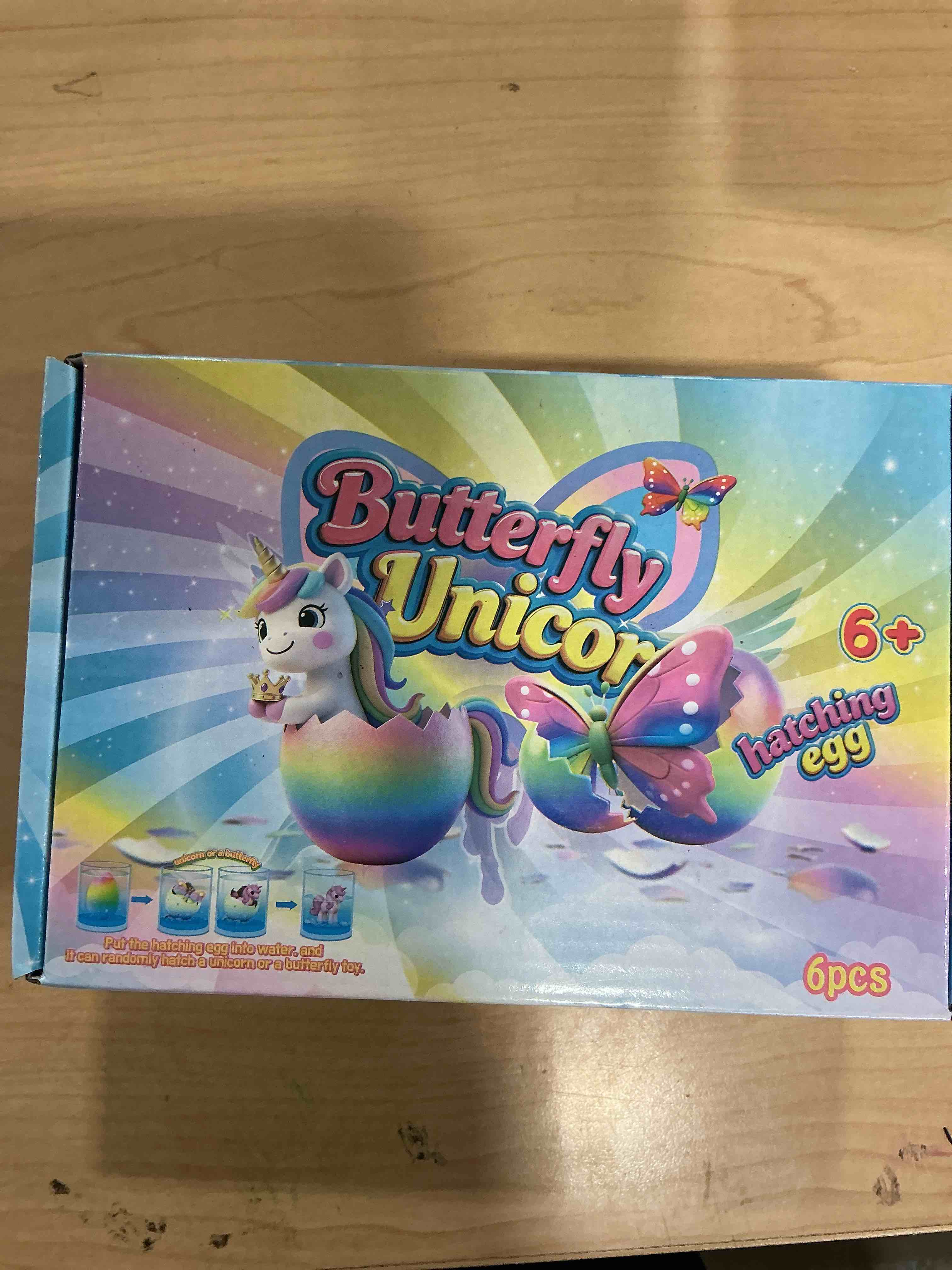 Condition photo showing New/Like New for animals little horse hatching surprise eggs–6 pack multicolor unicorn&butterfly growth eggs for kids 3-8,grow 600%, basket stuffers birthday craft gifts party favors for boys girls colorful