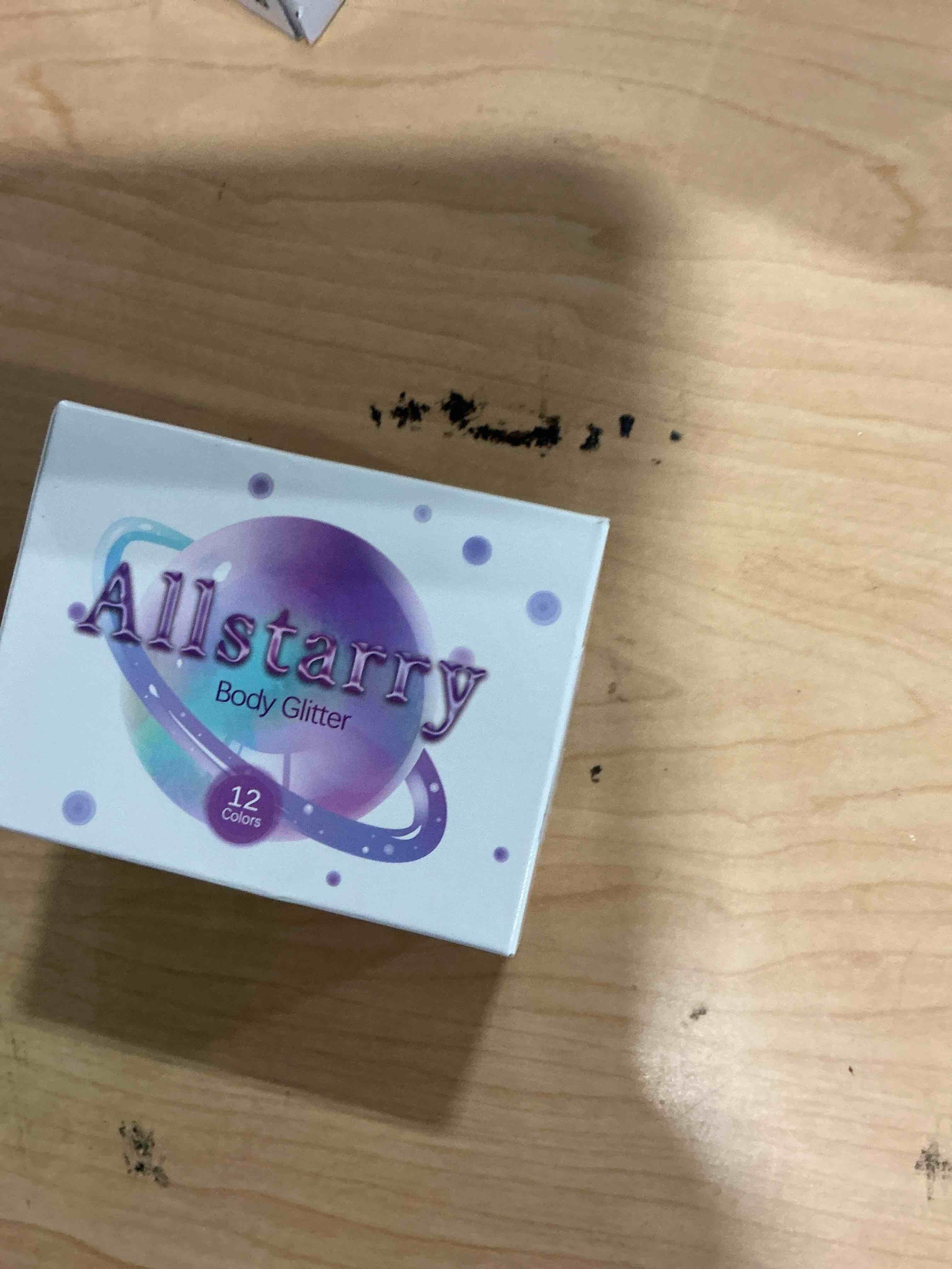 Condition photo showing New/Like New for allstarry holographic chunky body glitter 12 colors cosmetic face glitter makeup colorful mermaid sequins hair face paint sparkling festival outfits rave accessories for women makeup 12 colors set