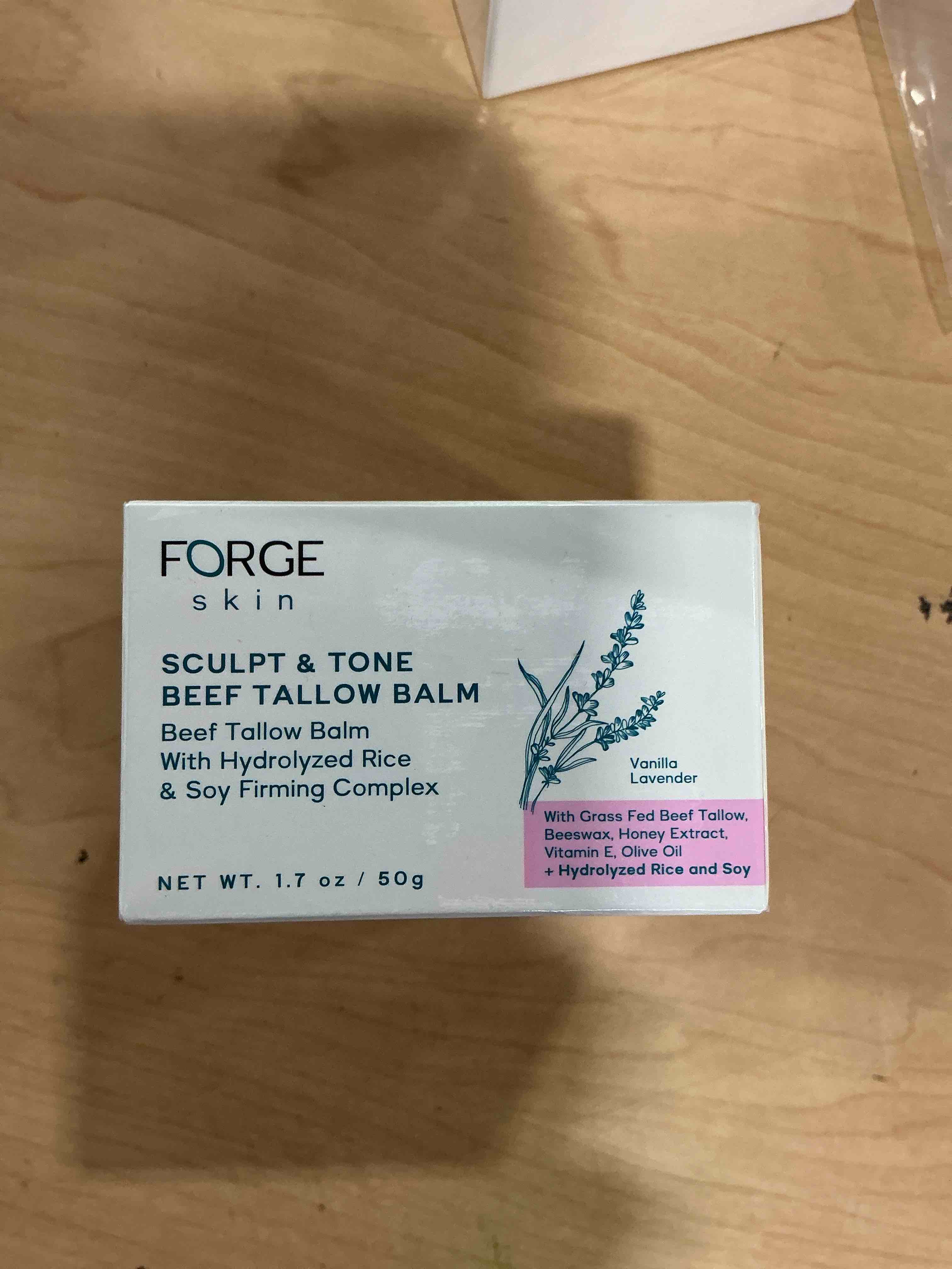 Condition photo showing New/Like New for forge skin original sculpt & tone balm beef tallow for skin women |grass fed beef tallow and honey balm for face | under eye firming cream tightening lifting sagging skin beef tallow moisturizer