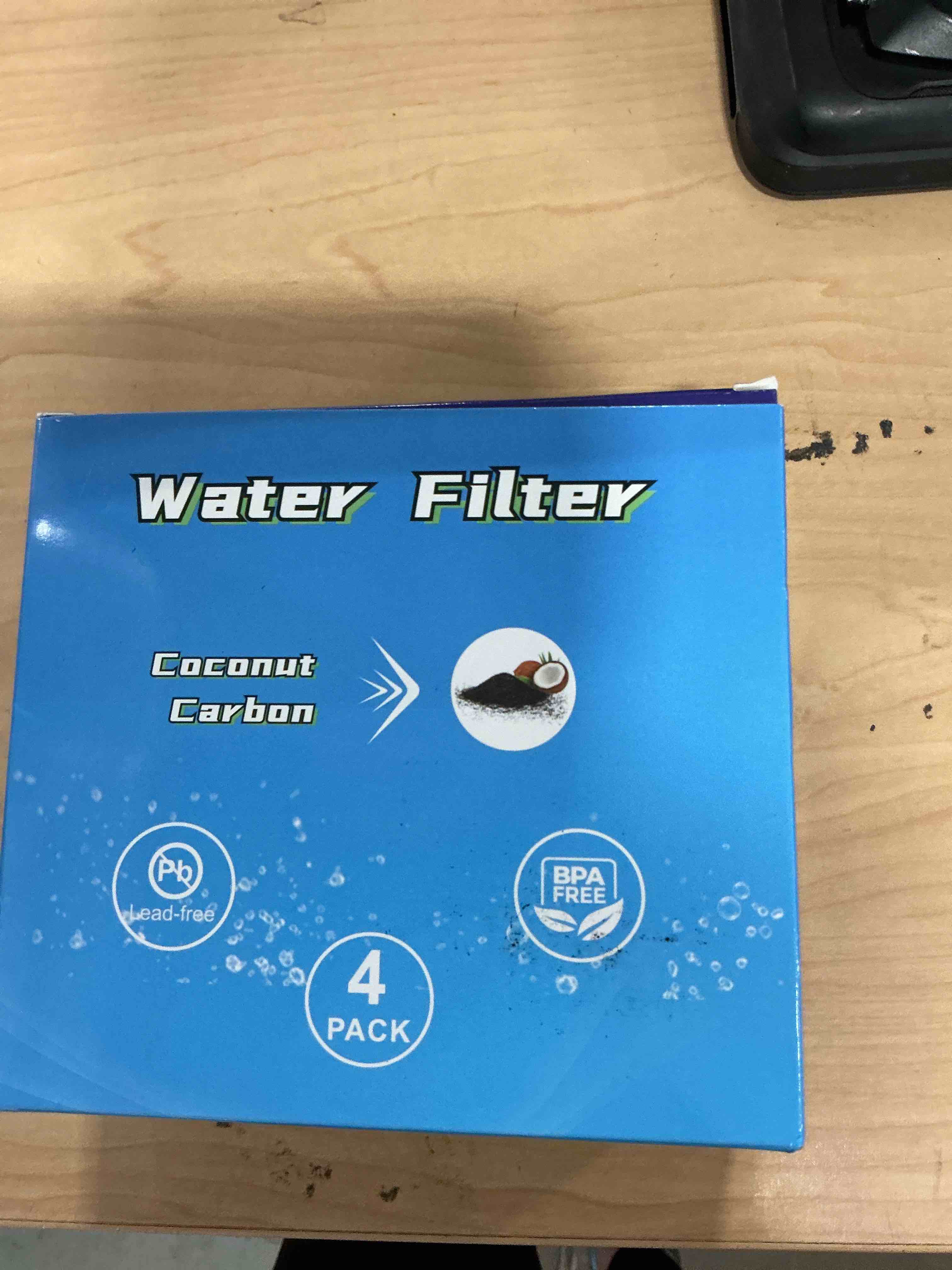 Condition photo showing New/Like New for shower filter compatible with cobbe fixed filtered shower heads- filter chlorine and heavy metals-4 pack