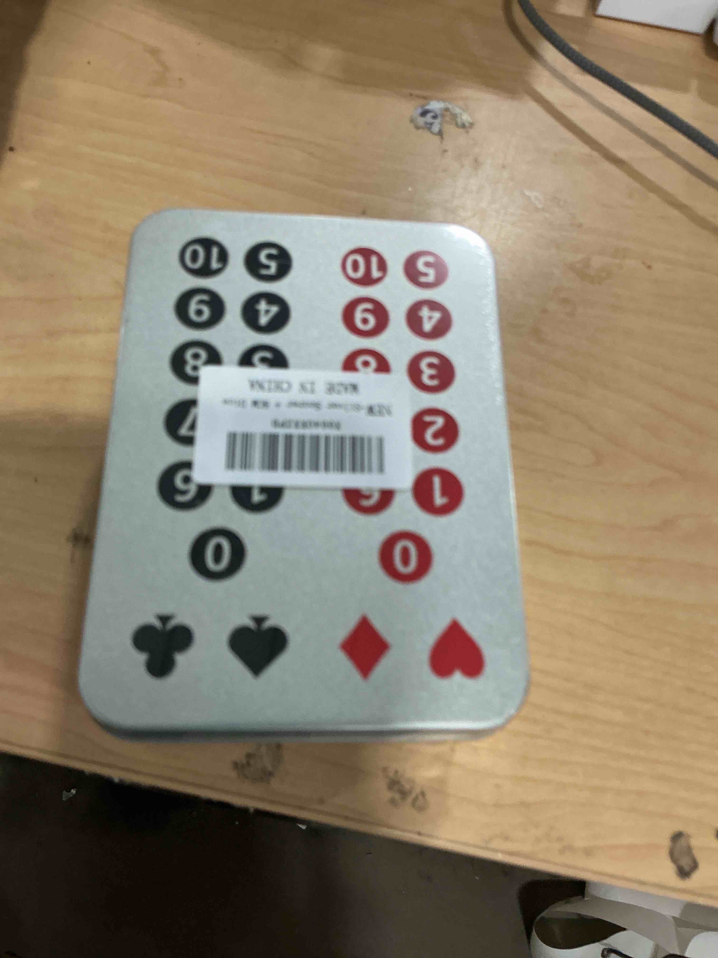 Condition photo showing Brand New for euchre marker dice cube (2 in) euchre scorer board playing cards scoreboard marker game dice indicator for euchre enthusiasts