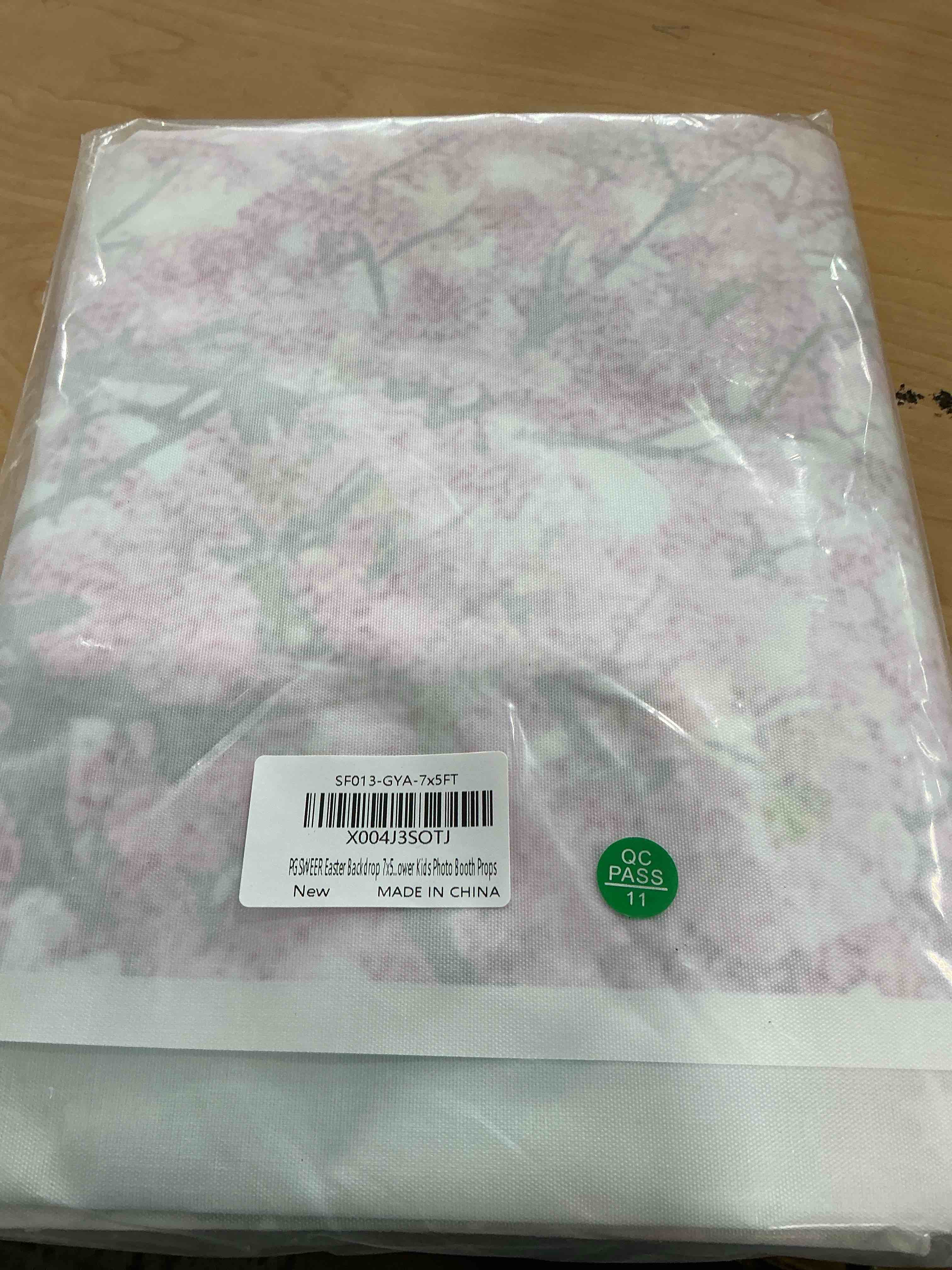 Condition photo showing Brand New for spring easter backdrop easter bunny rabbit spring floral garden photography background newborn baby shower party decoration banner photo supplies colorful 7x5ft