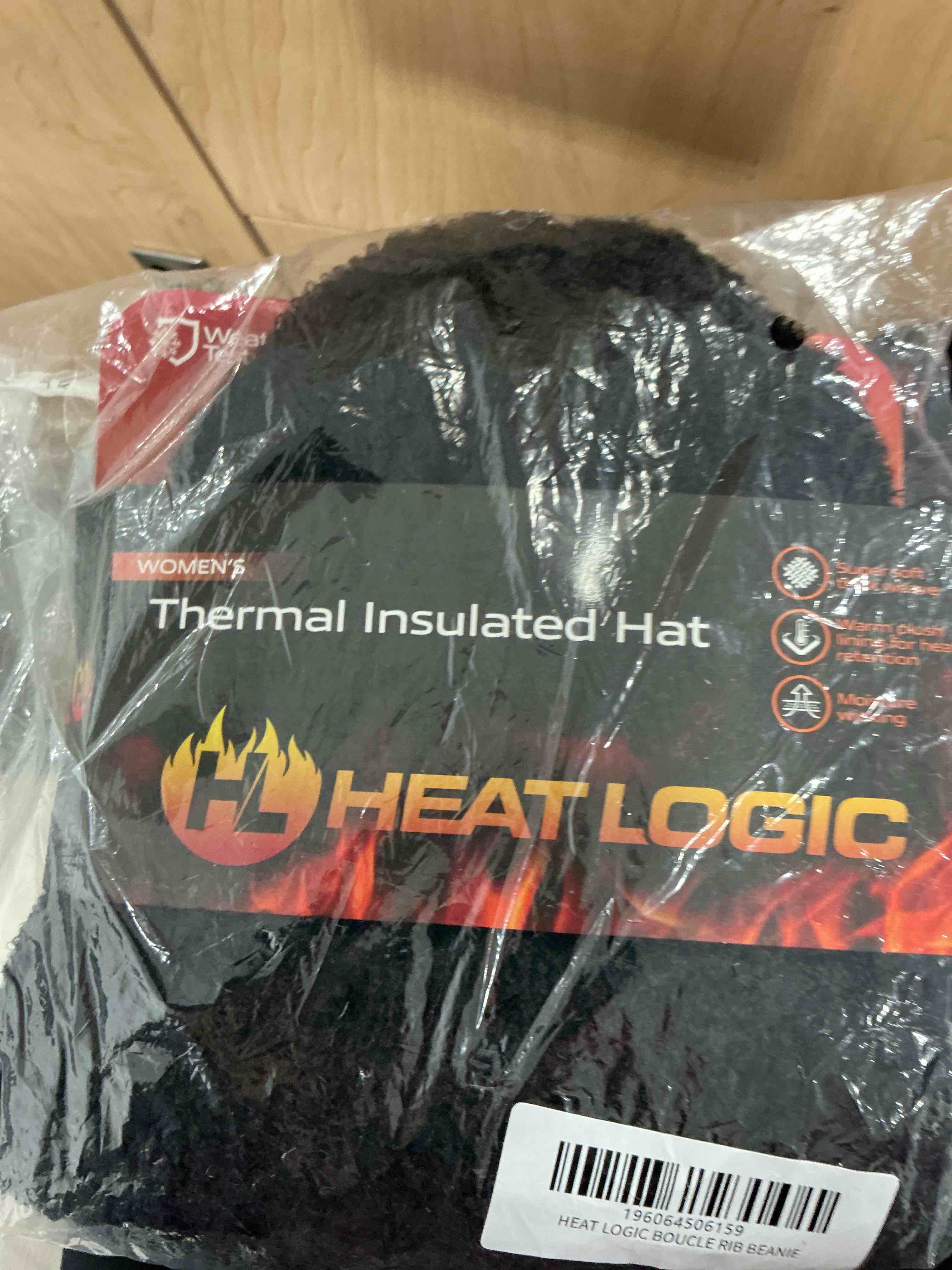 Condition photo showing Brand New for heat logic women winter beanie hat, warm stretchy skull cap, soft cozy cap, knit beanie in multiple colors