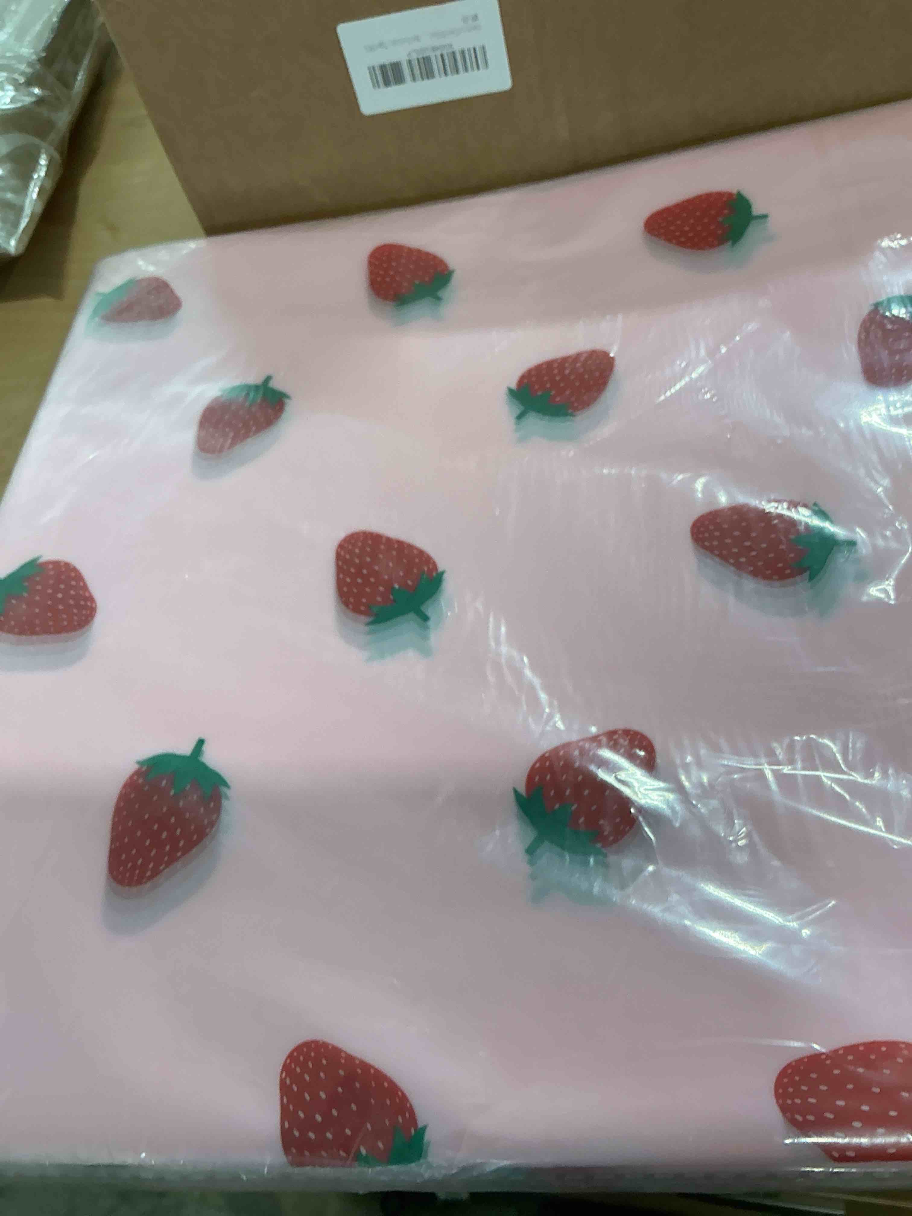 Condition photo showing Brand New for 20 sheets flower wrapping paper, matte florist strawberry flower bouquet wrapping paper with ribbon 22.4" pink paper floral wrap papers for bouquets gifts wrapping papers for birthday girl wedding mothers day