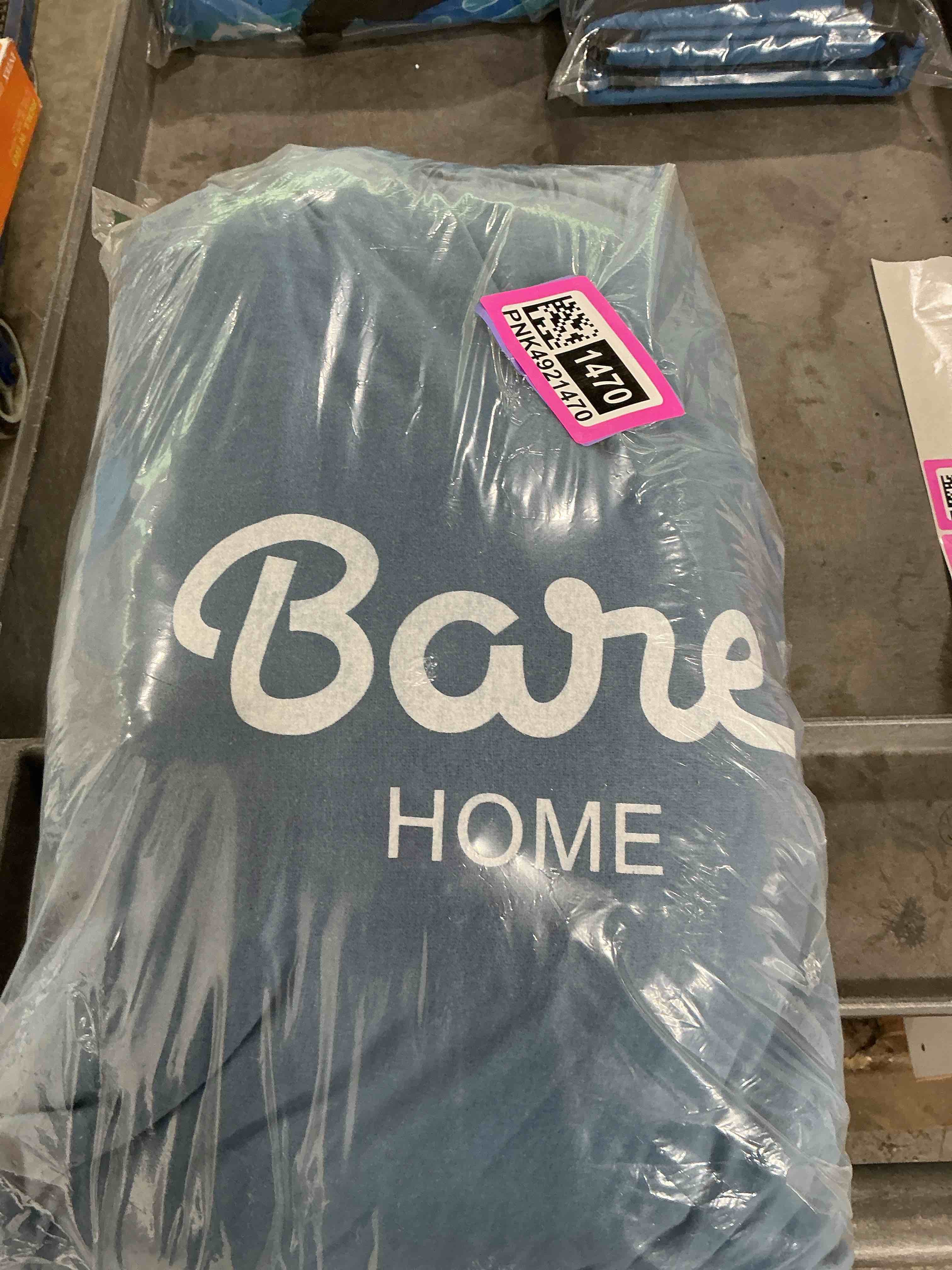 Condition photo showing Good Condition for bare home 100% organic cotton jersey sheet set, ultra soft, 100% cotton - sheet set & pillowcases - deep pocket bed sheets (queen, light  blue)
