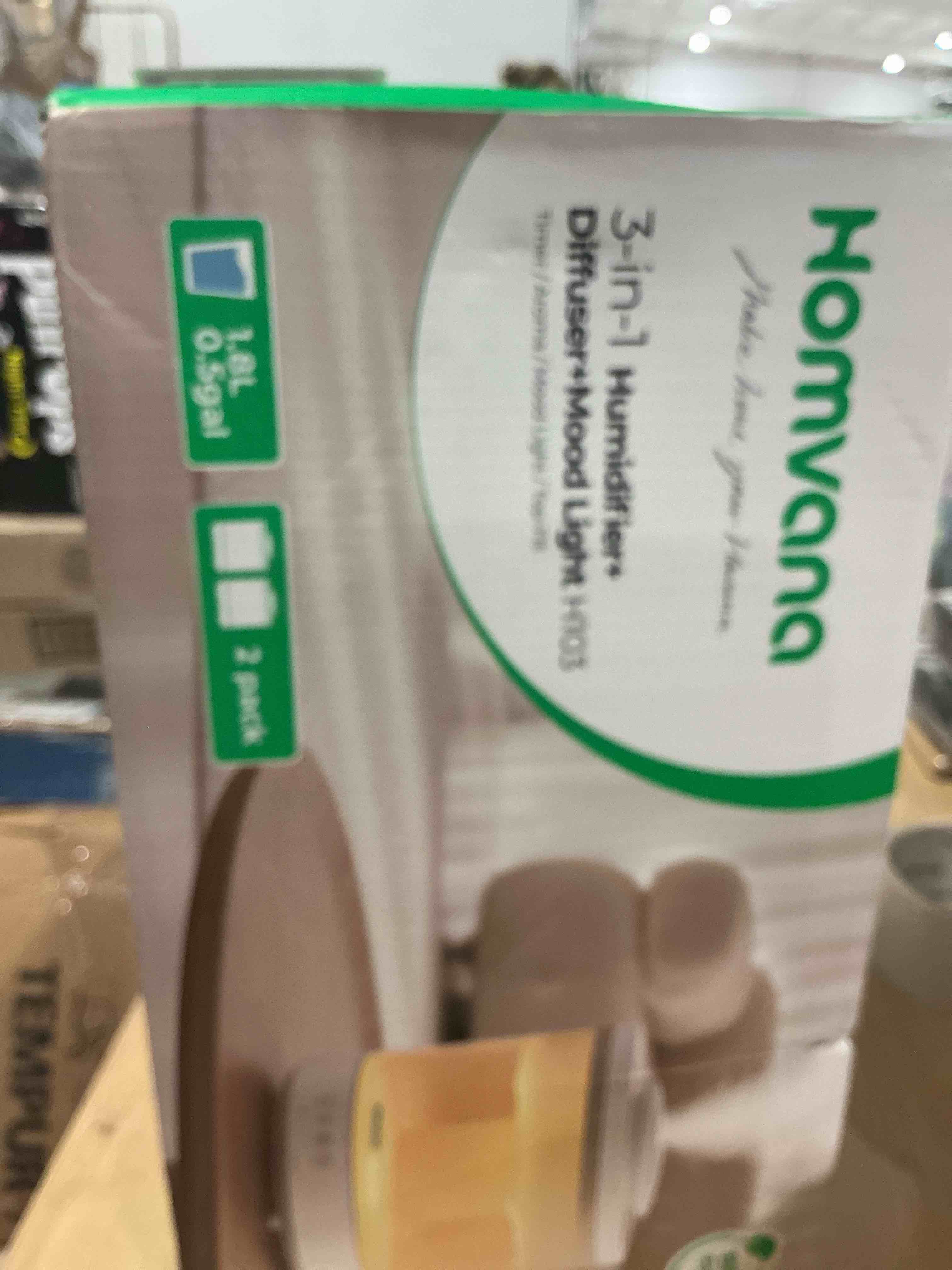 Condition photo showing Good Condition for homvana small humidifiers for bedroom - 2 packs 1.5l cool mist top fill humidifier for baby nursery, essential oil diffuser, 3 in 1 for home plants offices and grow tents, 7 color lights, ultrasonic