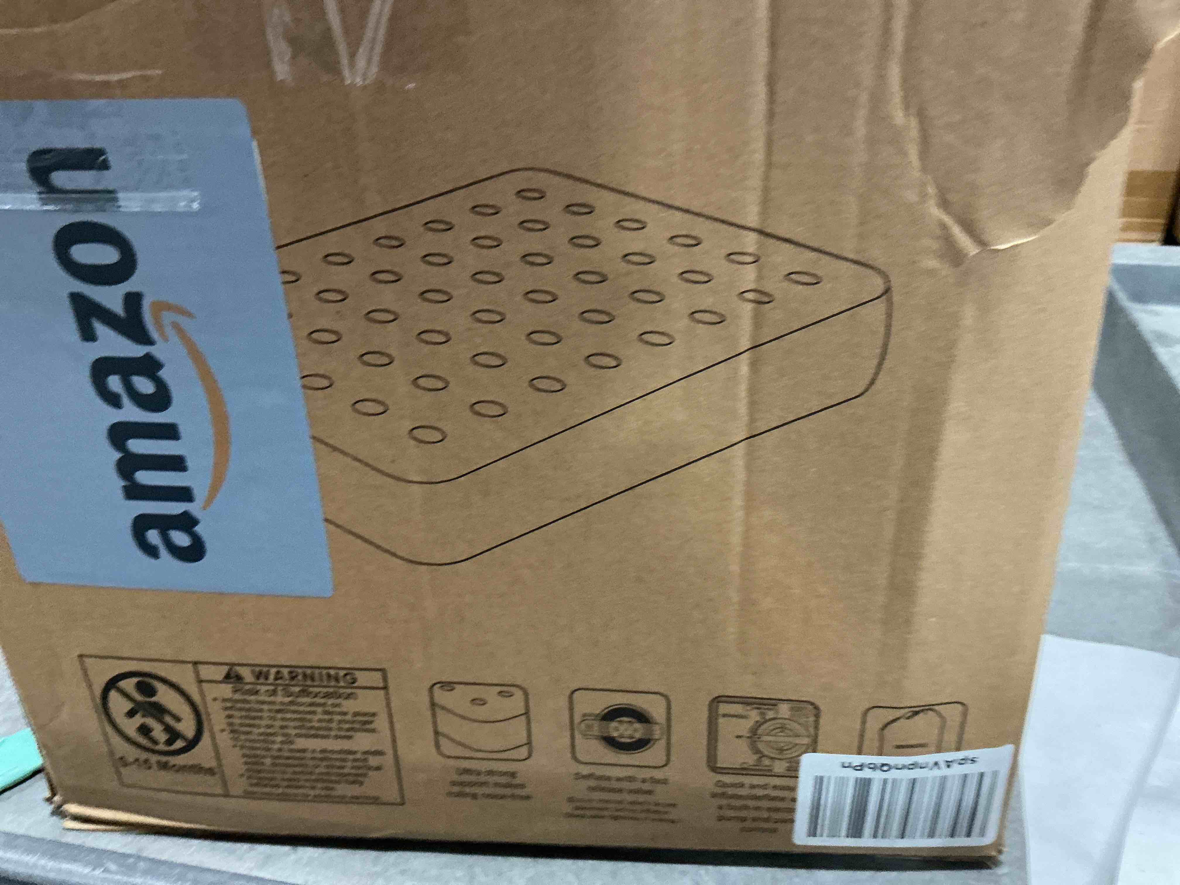 Condition photo showing Good Condition for air mattress queen with built in pump - upgraded blow up bed, 2 mins quick self inflatable, 13"/650lbs max, strong support, all night no lost air, for camping,home,guests & portable travel 13" queen