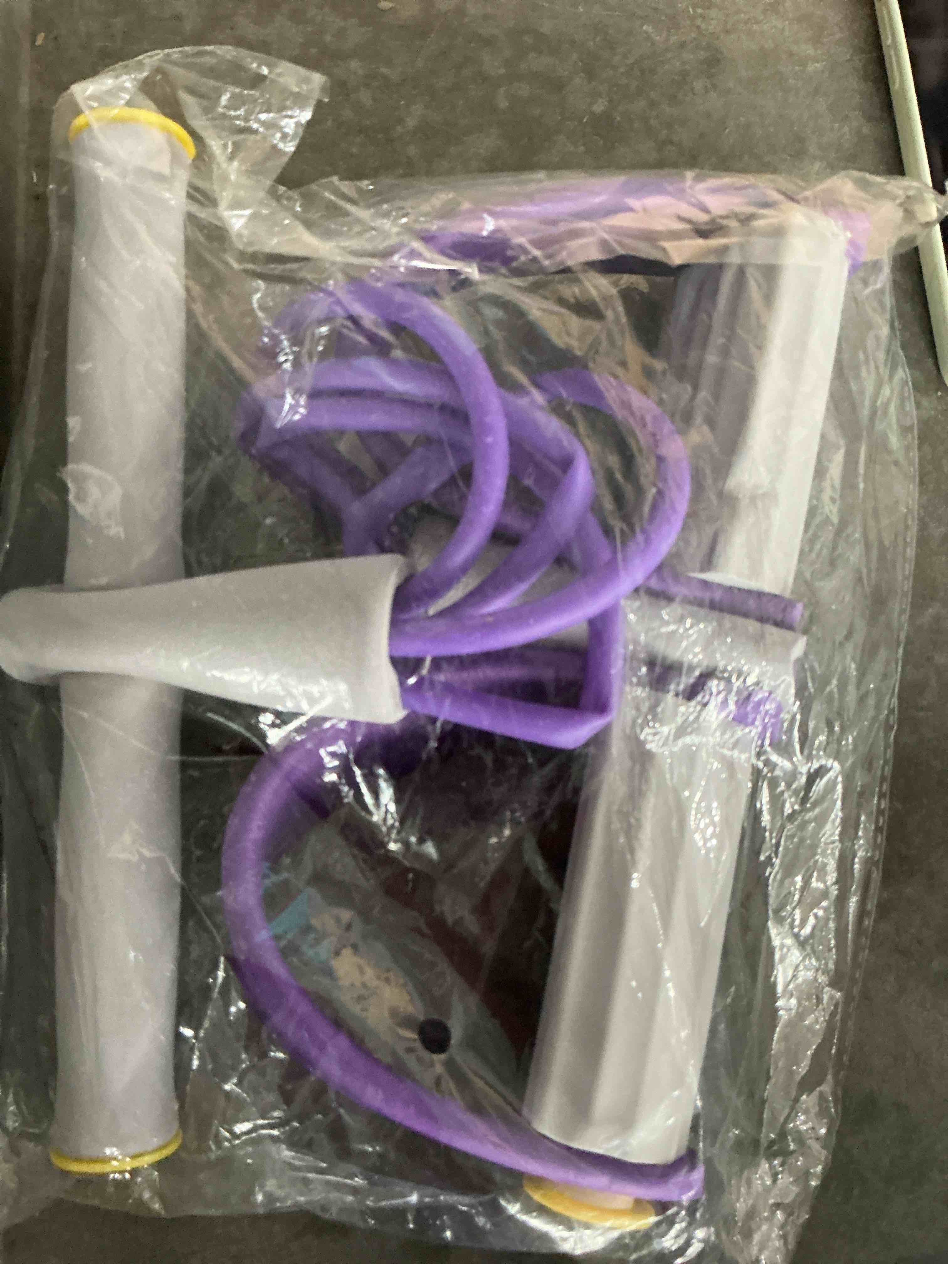 Condition photo showing New/Like New for multifunction tension rope, 6-tube elastic yoga pedal puller resistance band, natural latex tension rope fitness equipment, for abdomen/waist/arm/leg stretching slimming training