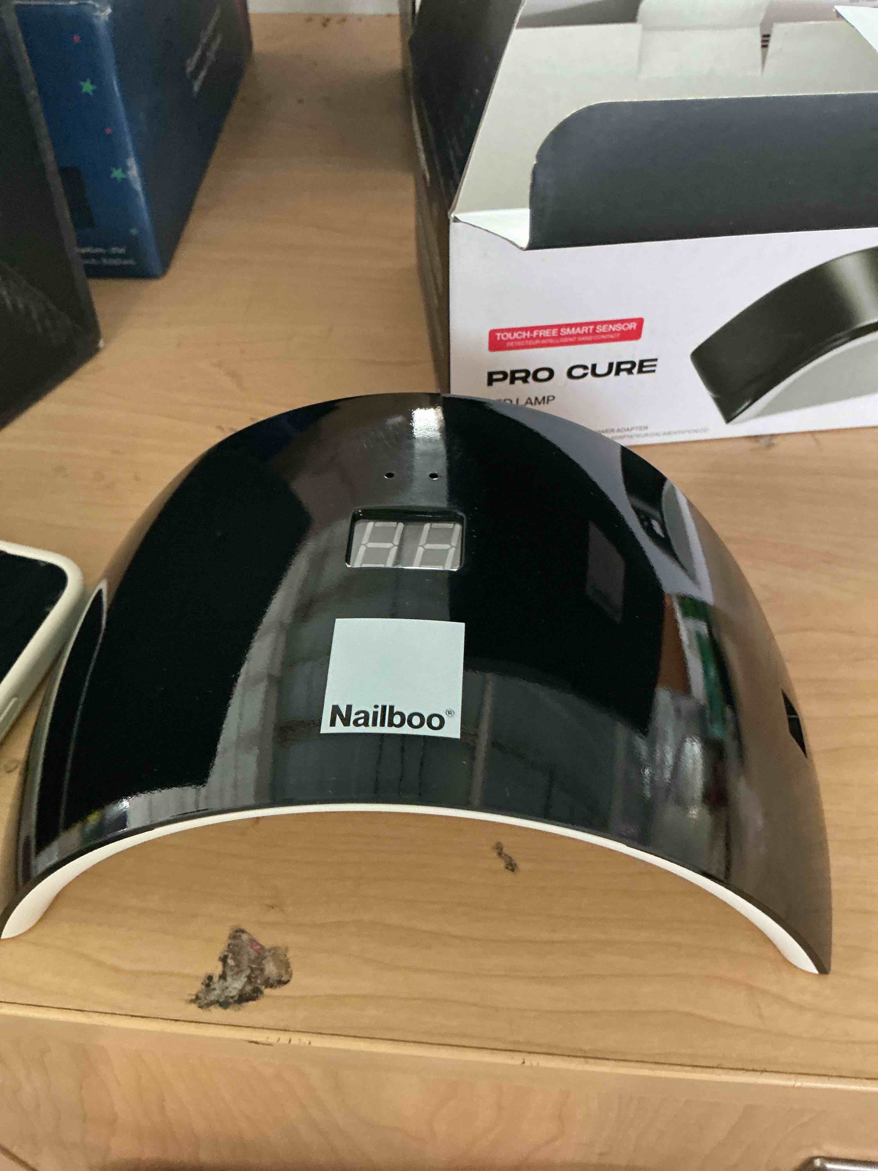 Condition photo showing New/Like New for nailboo pro cure led lamp – lightweight uv or led nail dryer with automatic sensor, even curing for gel polish, compact arch design for hands & toes, one size