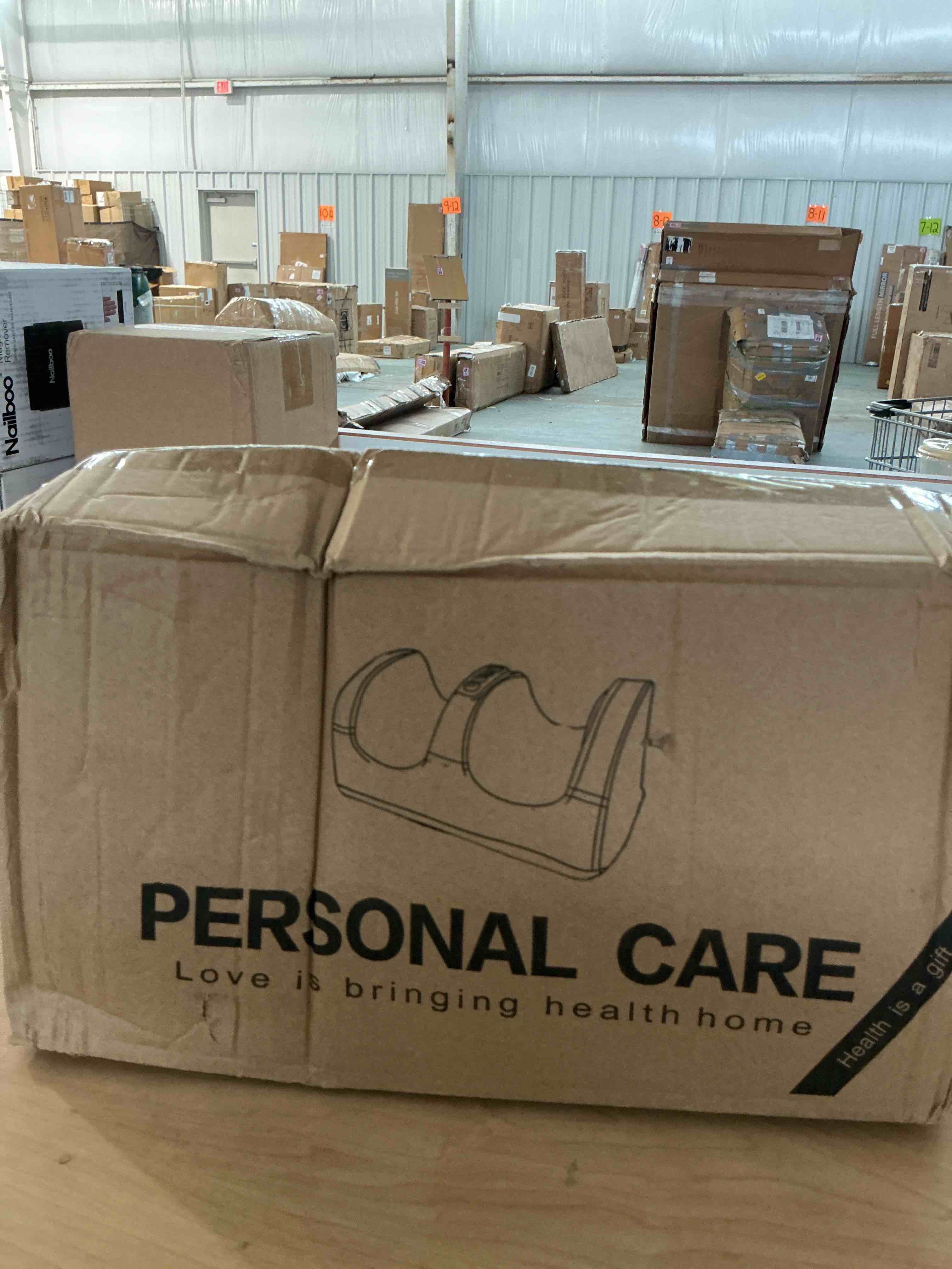 Condition photo showing New/Like New for mawuye foot massager,foot massager machine with massage roller,open design for breathable & clean, and pain relief, relax for home or office