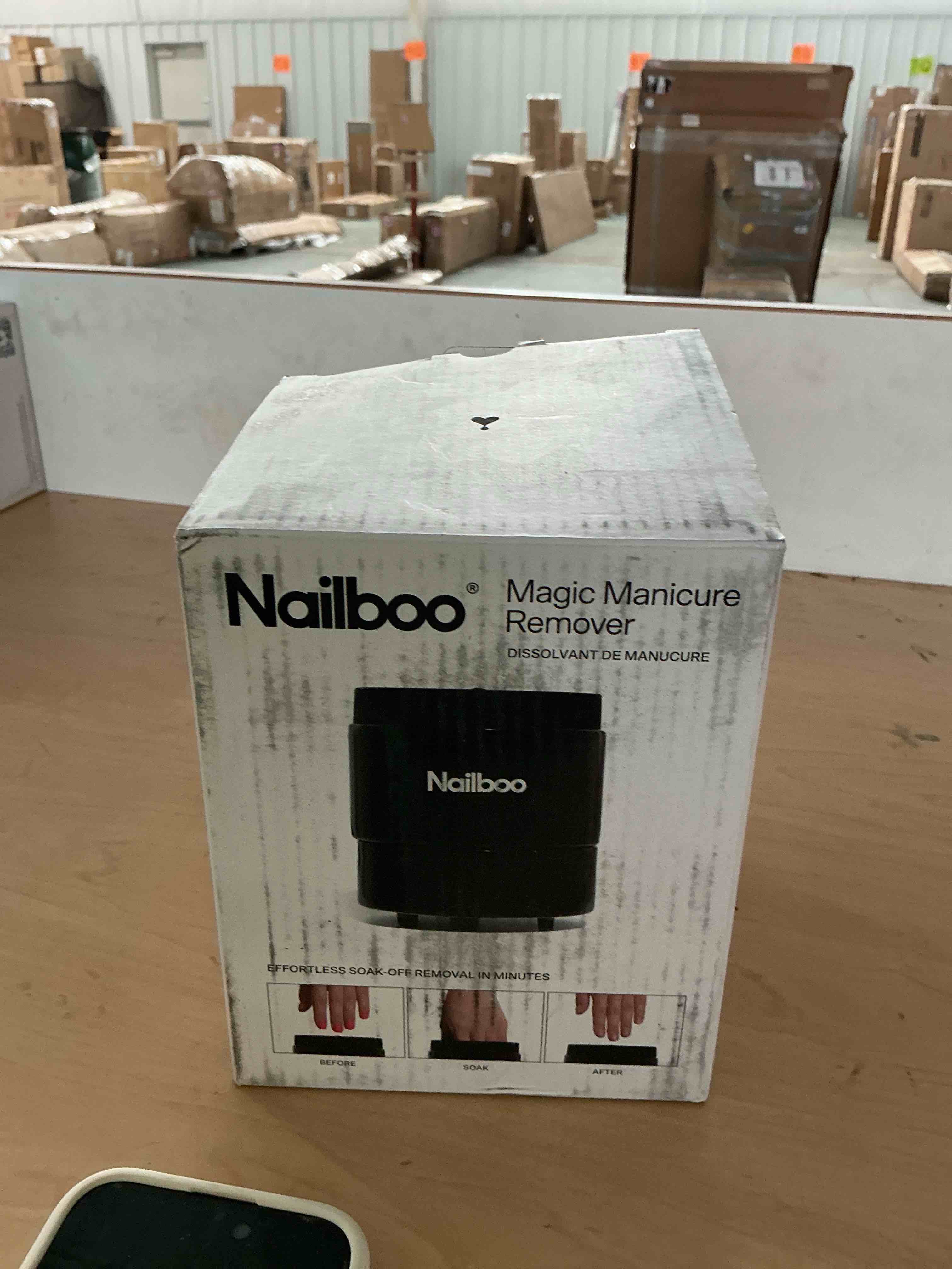 Condition photo showing New/Like New for nailboo magic soak manicure remover bowl, electric nail soaking bowl effortlessly removes nail dip powder, acrylic, gel polish and press ons, perfect size for manicures