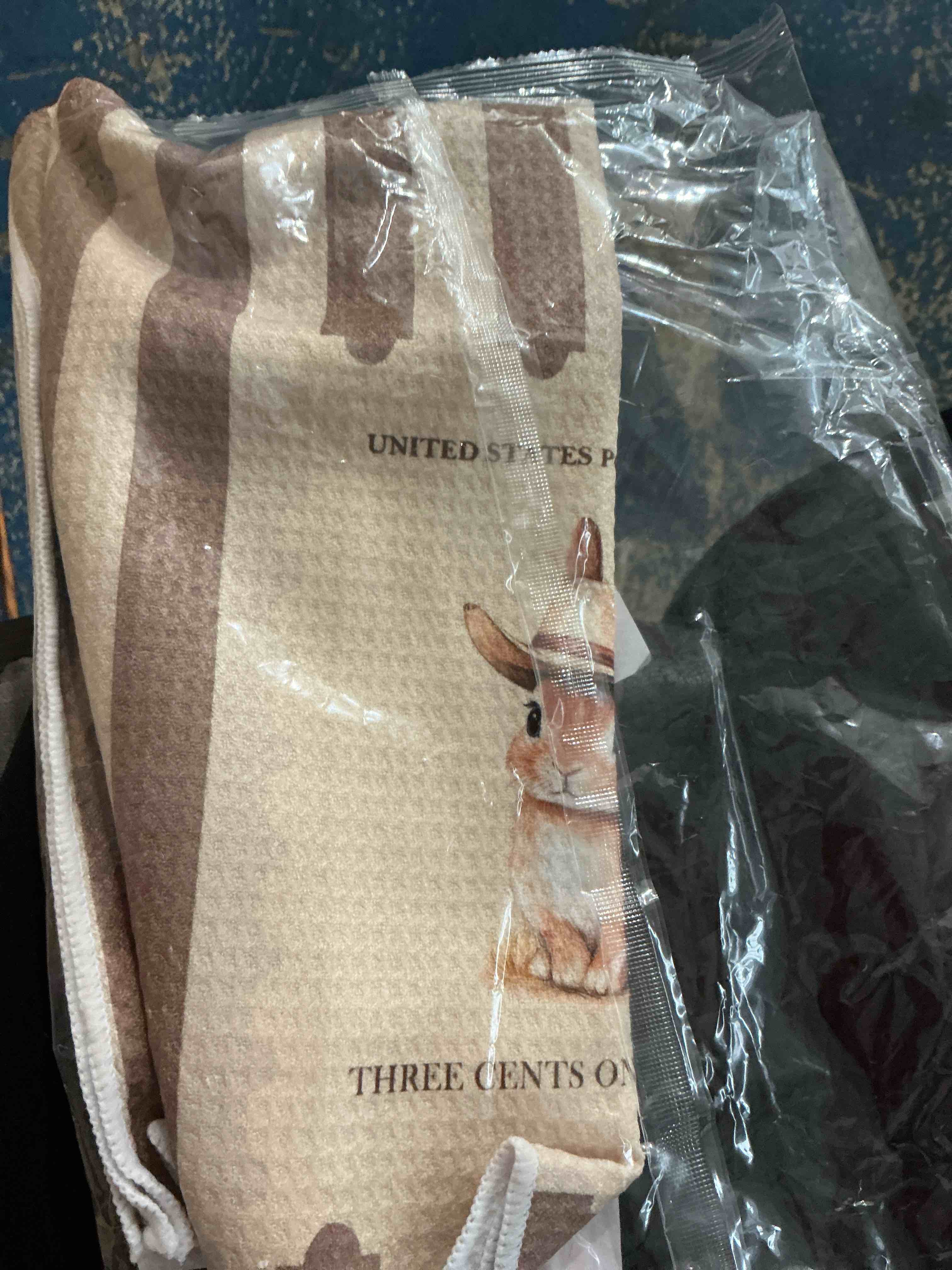 Condition photo showing New/Like New for westernbunnykitchen dish towels, gifts for golden lovers, rustic southwestern stamp dog decorative hand tea towels for bathroom kitchen, 16x24 inch
