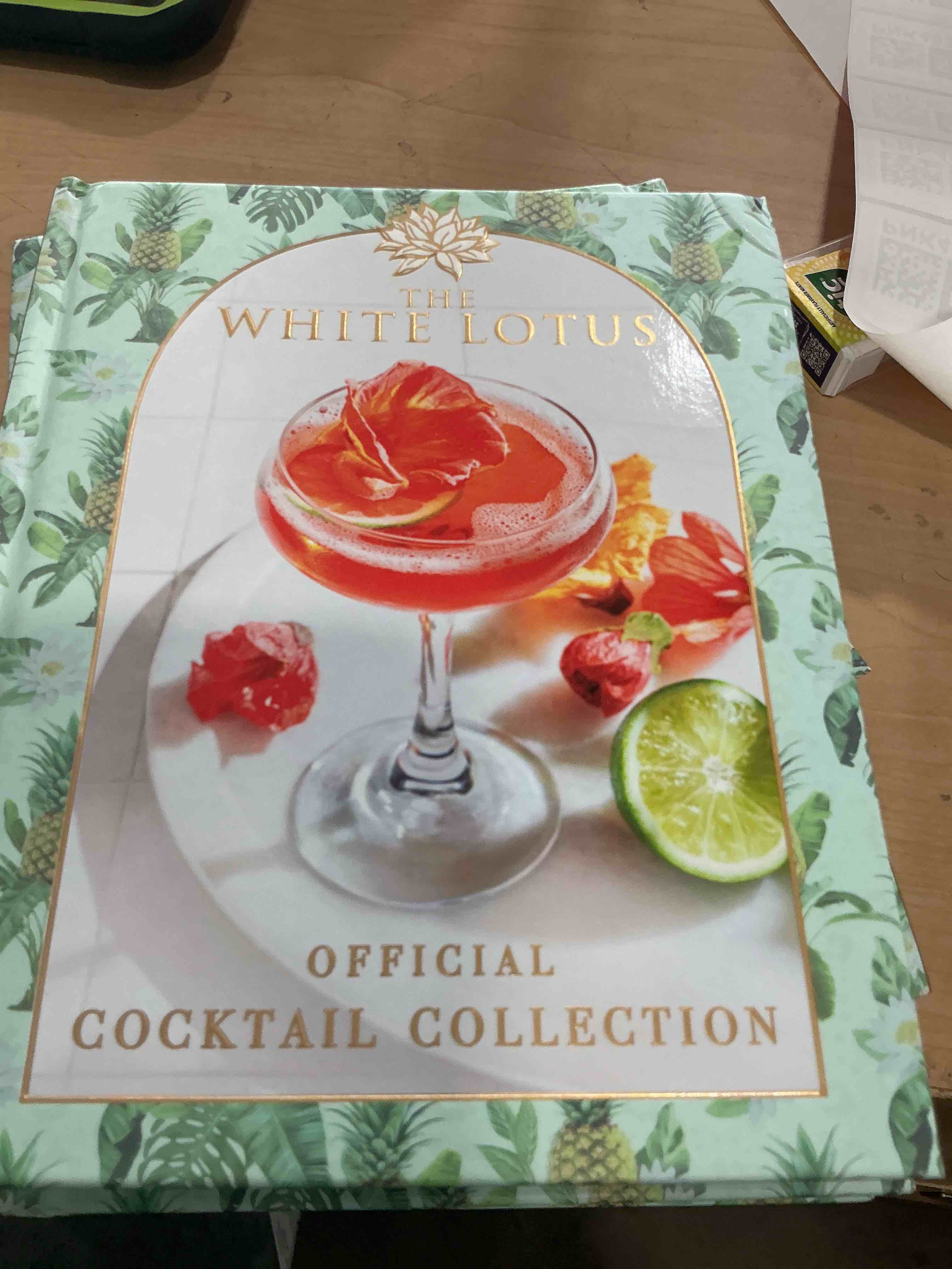 Condition photo showing Brand New for the white lotus official cocktail collection