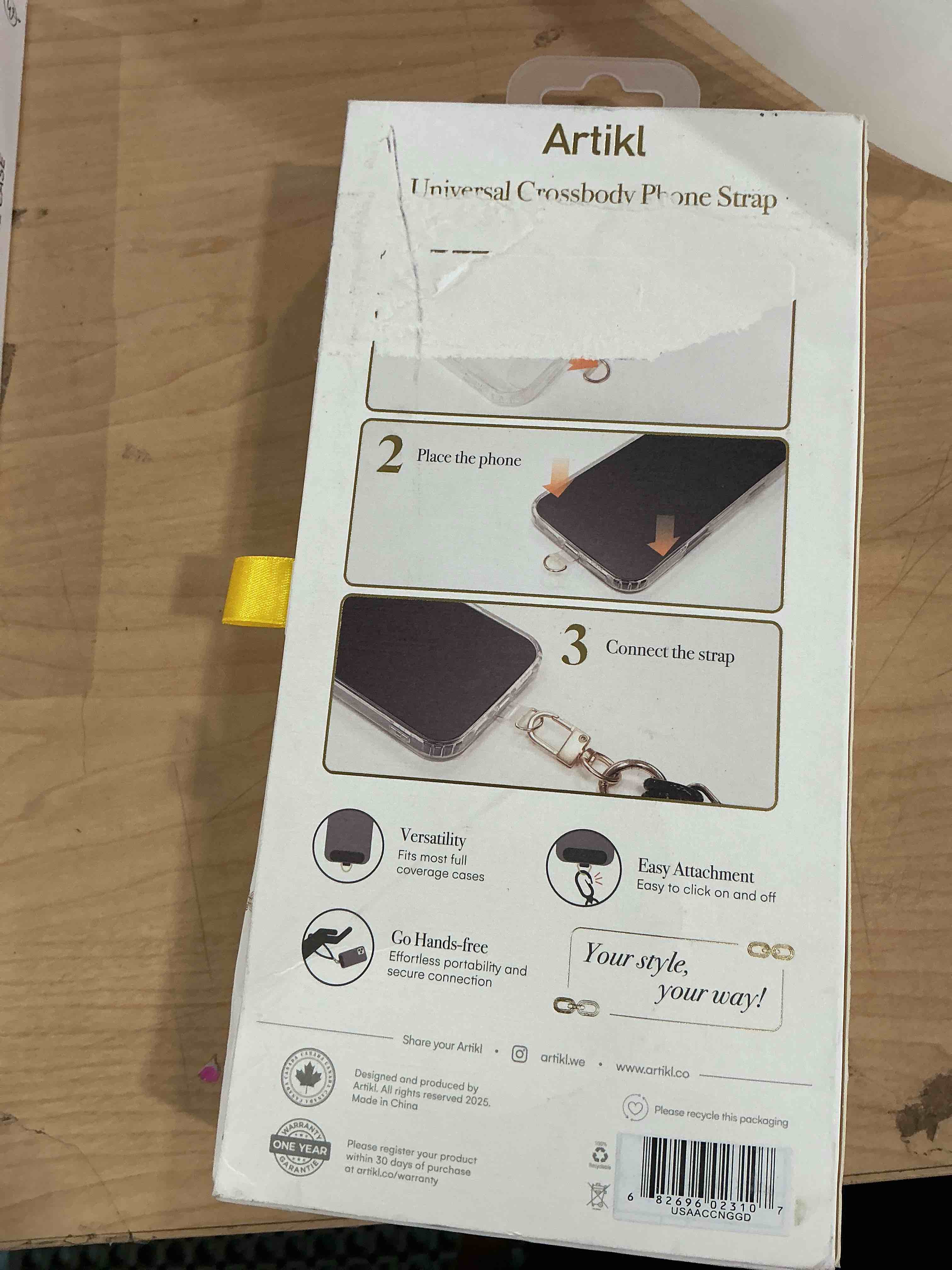Condition photo showing New/Like New for artikl 51.2 inch crossbody strap universal phone strap
