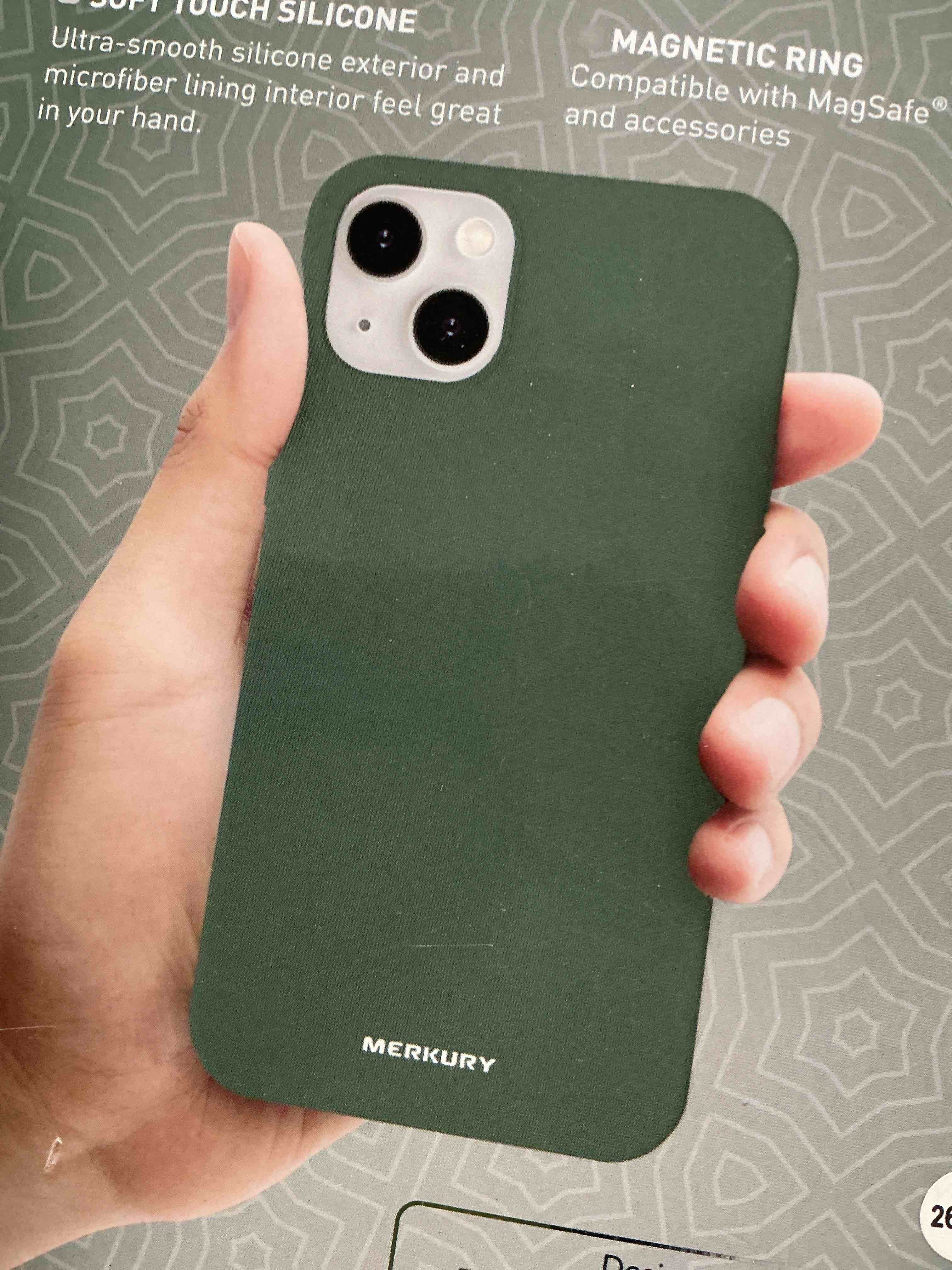 Condition photo showing New/Like New for merkury inndvations compatible with mag safe flex soft touch silicone case for iphone 13,14,13
