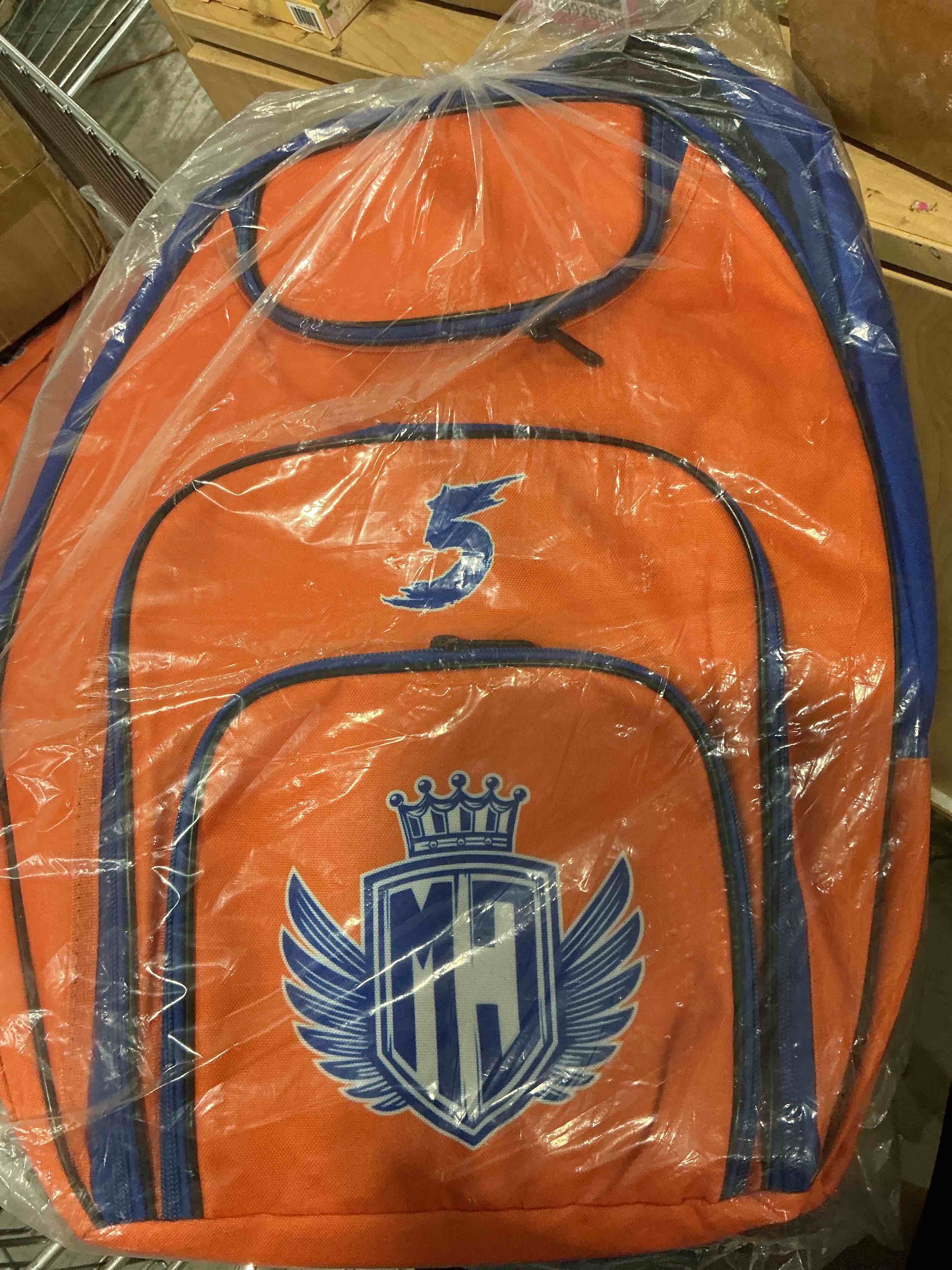Condition photo showing New/Like New for custom backpack personalized backpacks design text photo mc  15