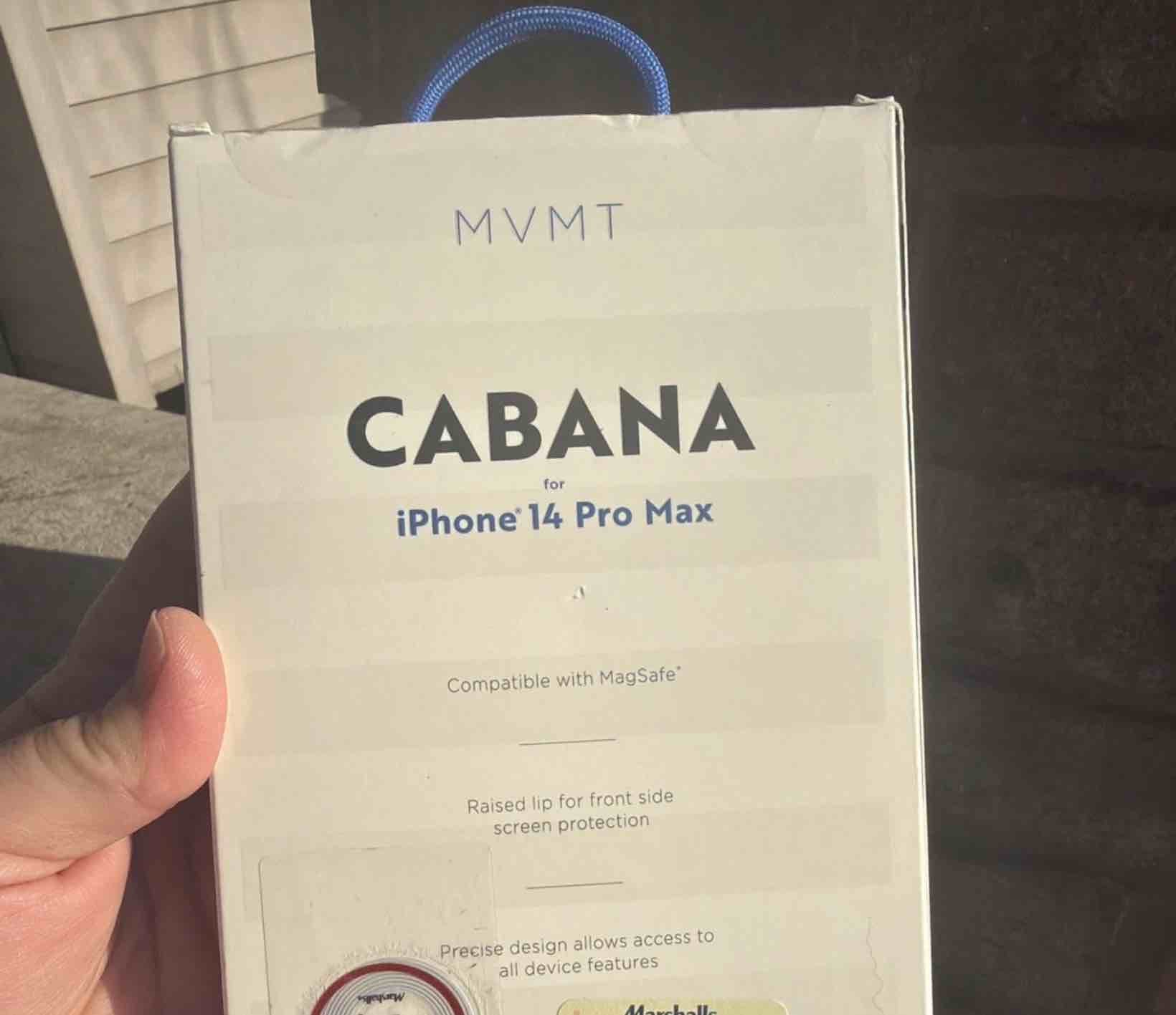 Condition photo showing New/Like New for mvmt cabana iphone 14 pro max case
