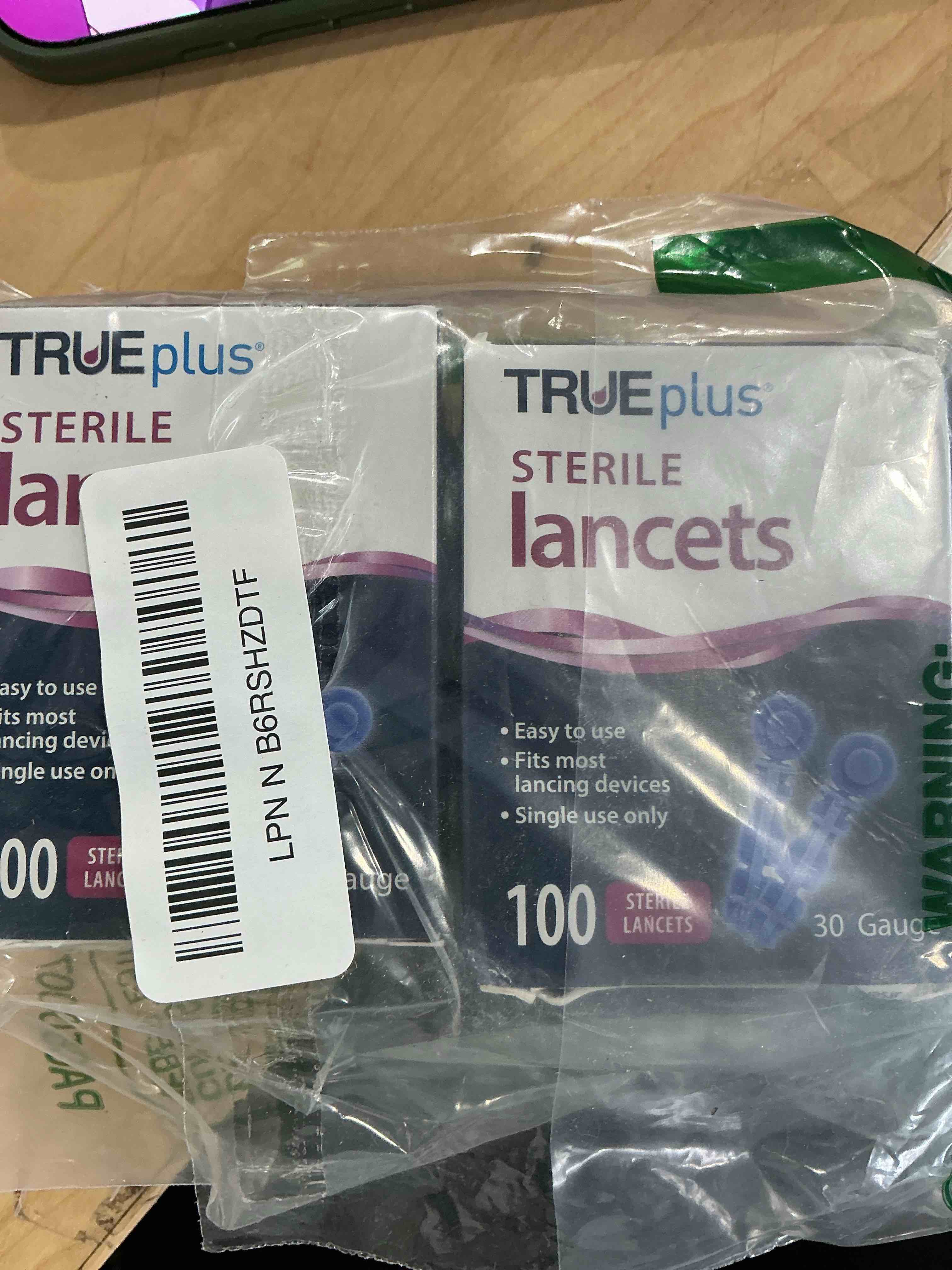 TRUEPLUS LANCETS 30G 100 100 Count (Pack of 1)
