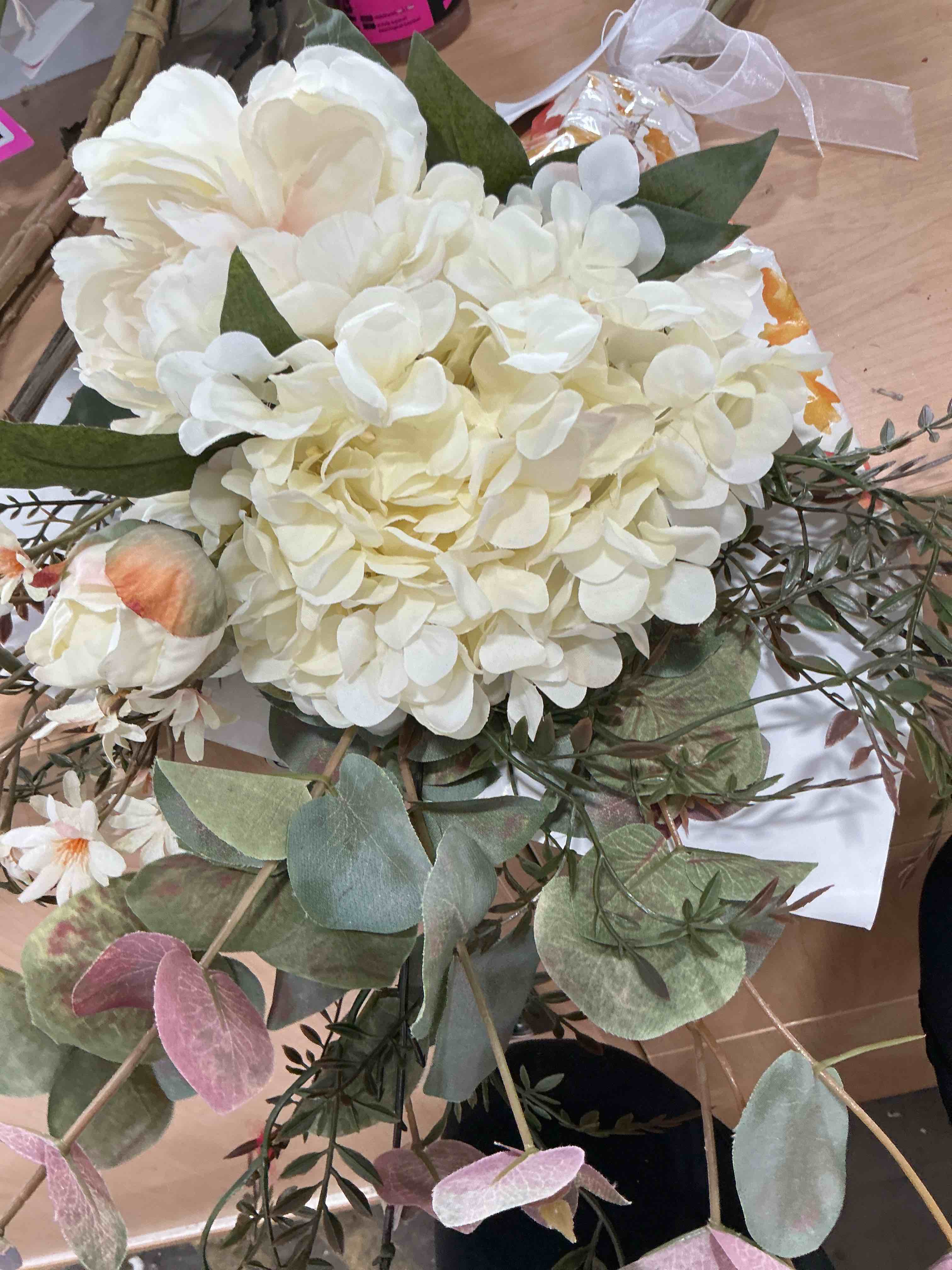 Condition photo showing New/Like New for premade fall flower bouquet