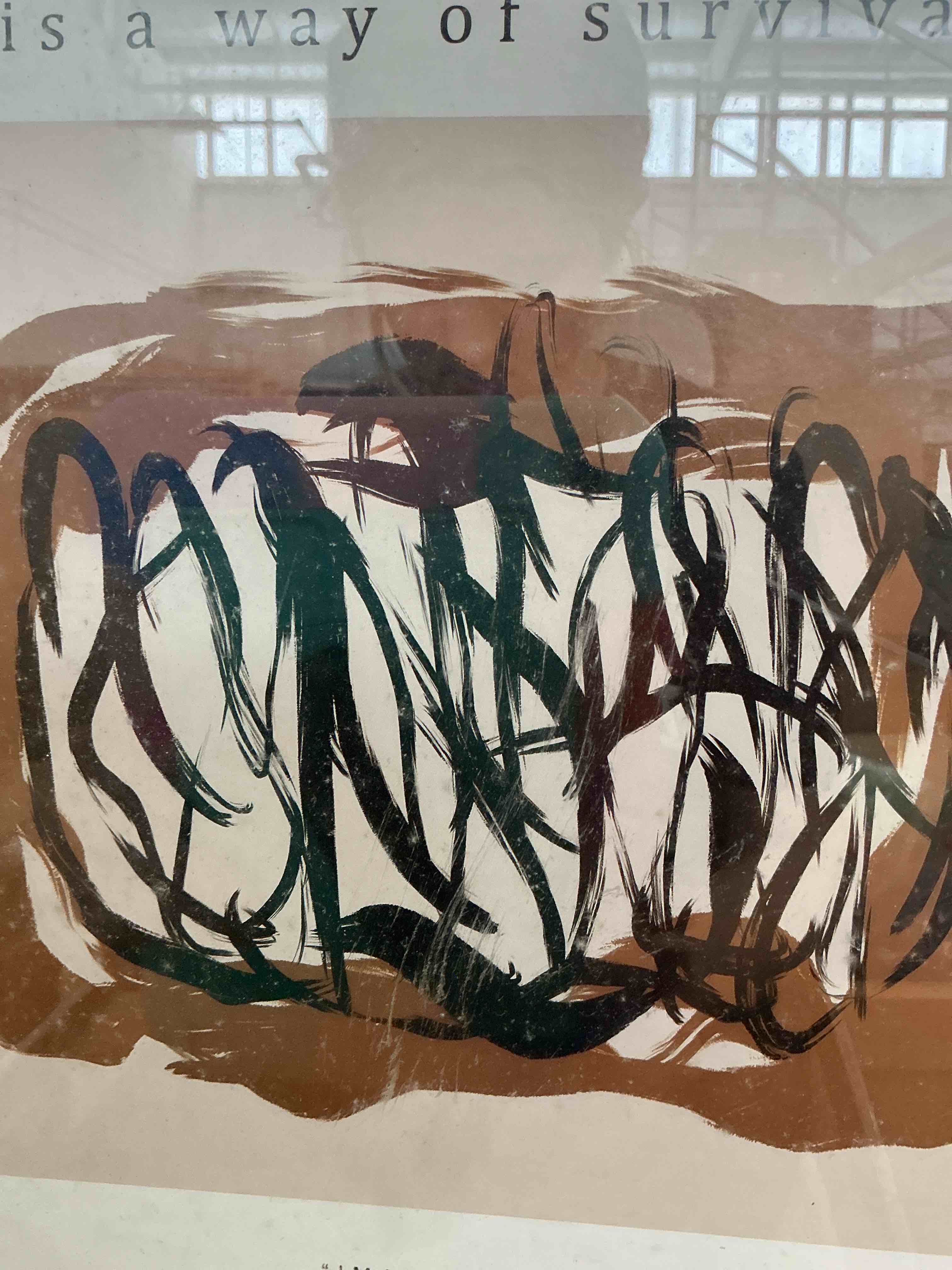 Condition photo showing Brand New for art is a way of survival. imagine yoko