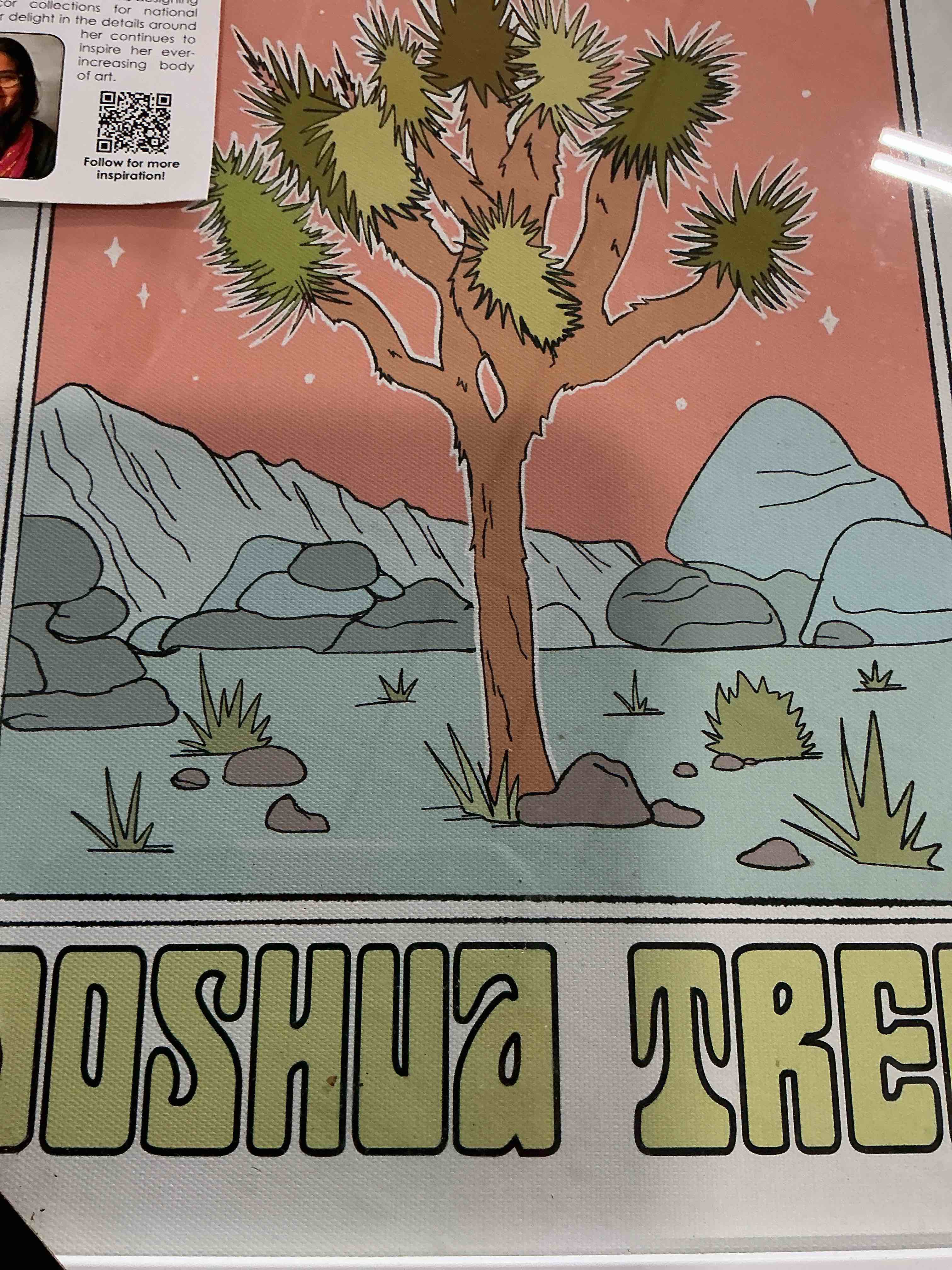 Condition photo showing Brand New for joshua tree art piece