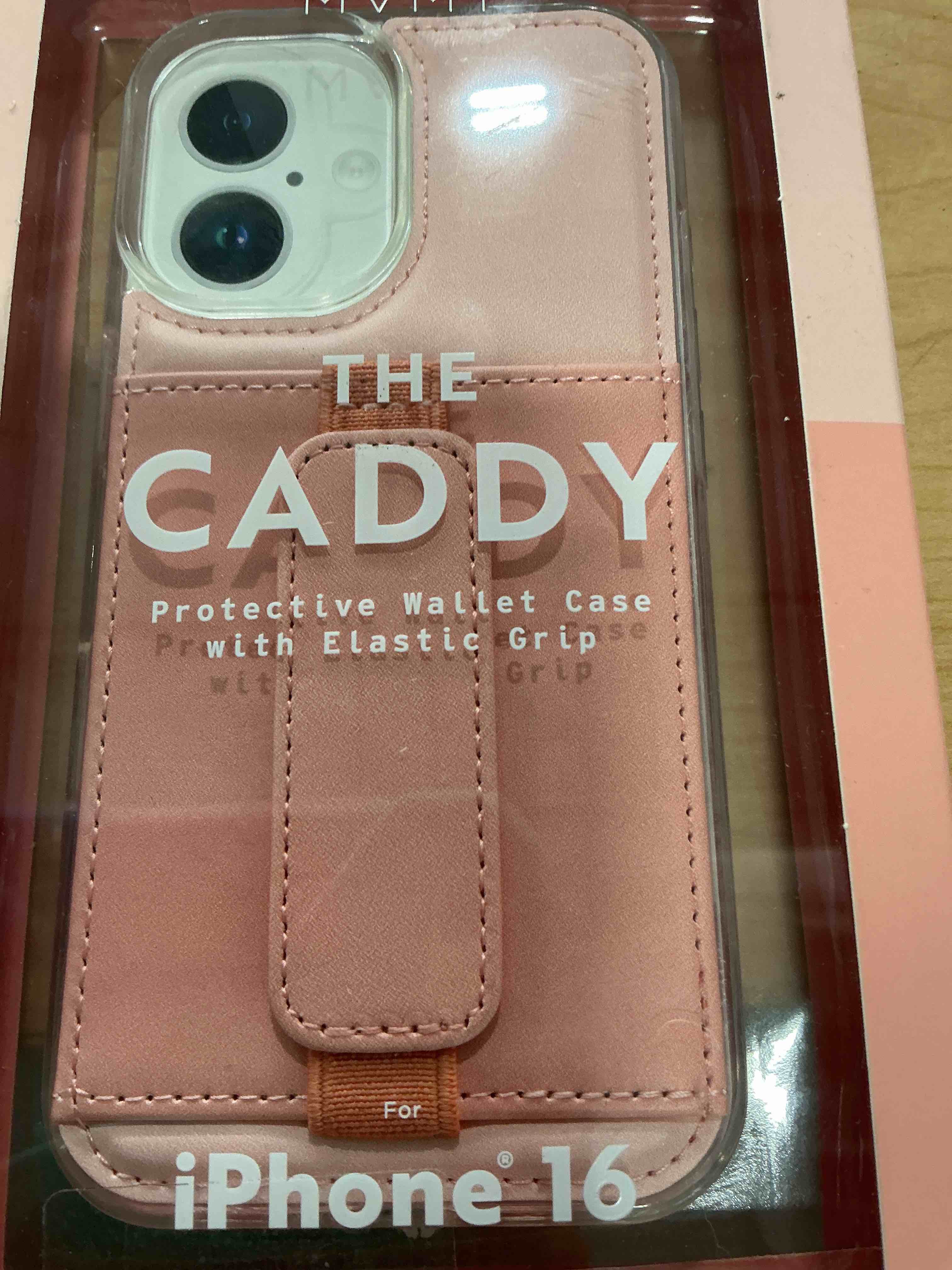 Condition photo showing Brand New for  the caddy protective wallet case with elastic grip for iphone 16