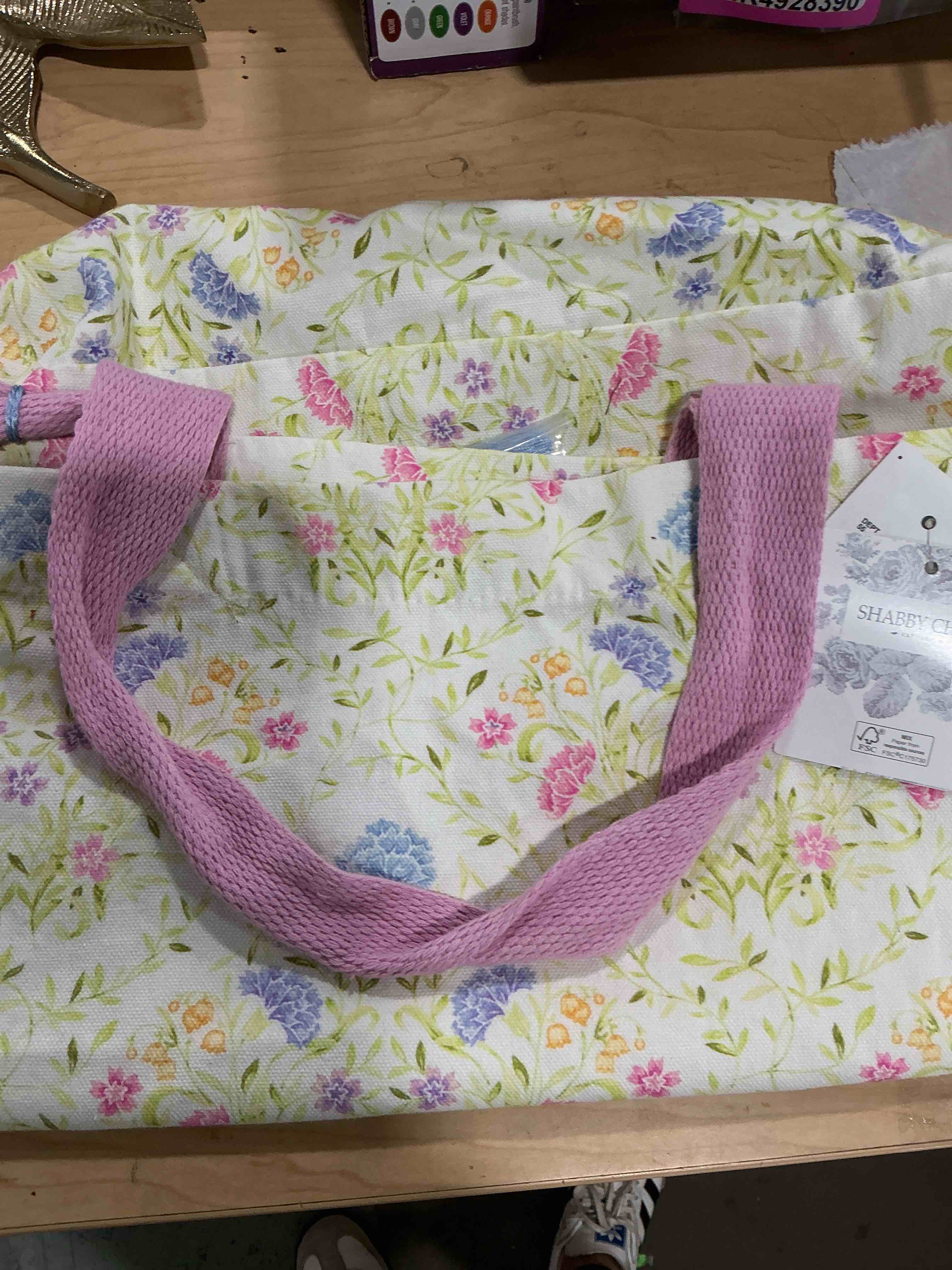 Condition photo showing New/Like New for available premium canvas reusable tote gift bags,made of natural canvas with handle,work,diy,shopping(1 pack)