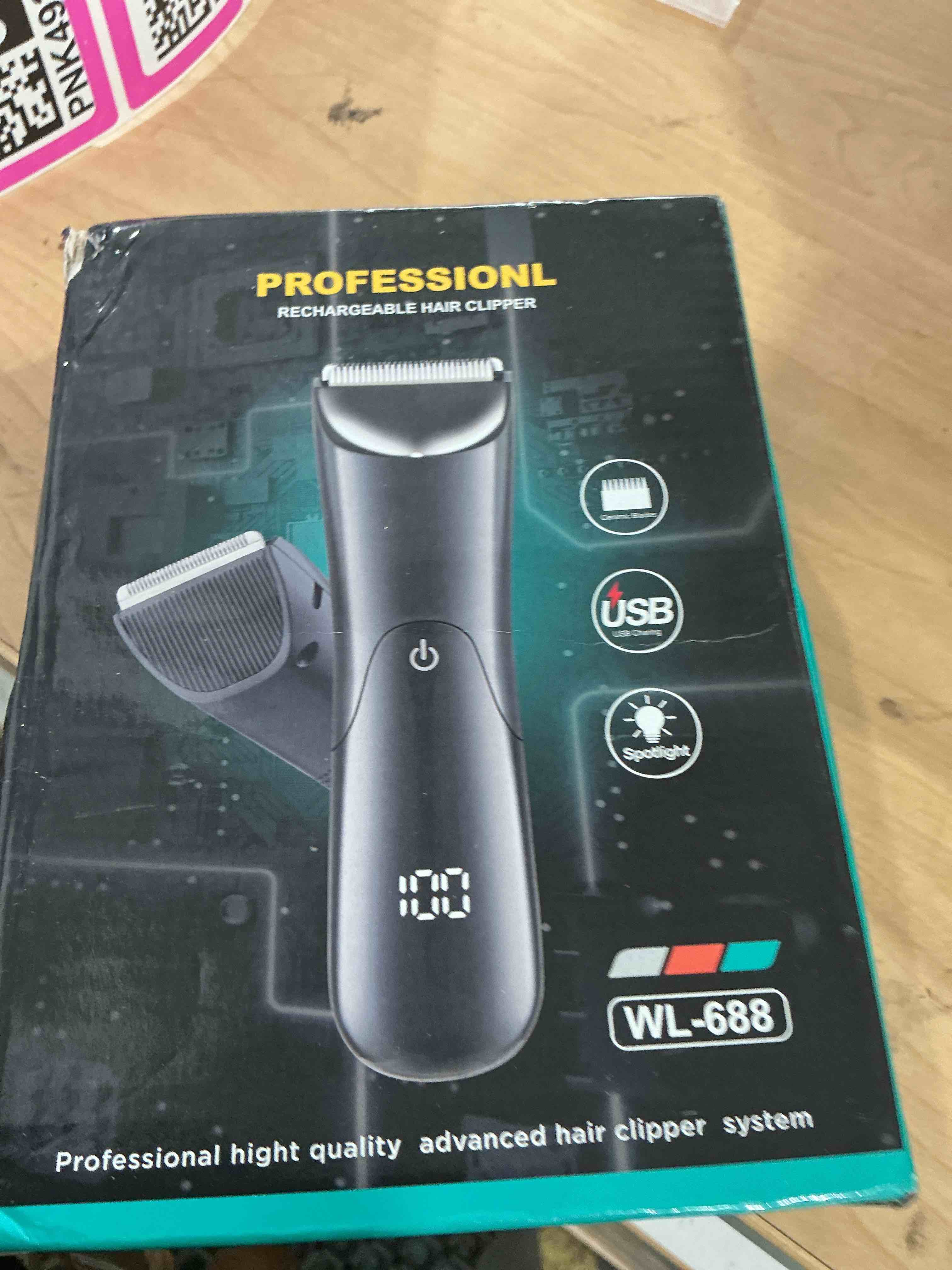 Condition photo showing New/Like New for men's hair clippers for professional hair trimmer cordless rechargeable powerful beard trimmer hair cutting grooming tool