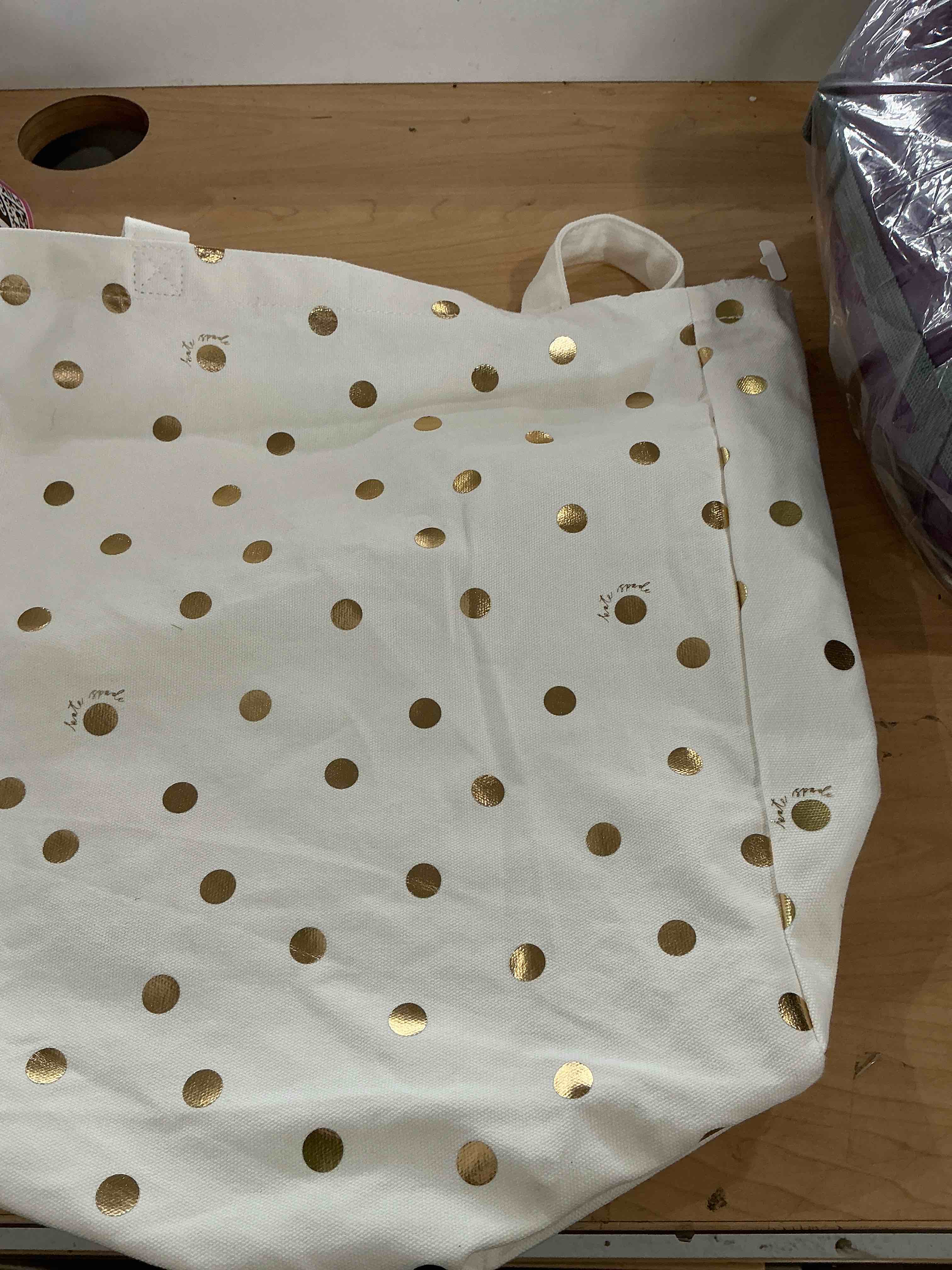 Condition photo showing New/Like New for topasion cotton canvas tote bag,shopping bags,diy gift bags,cloth bag,solid color bag