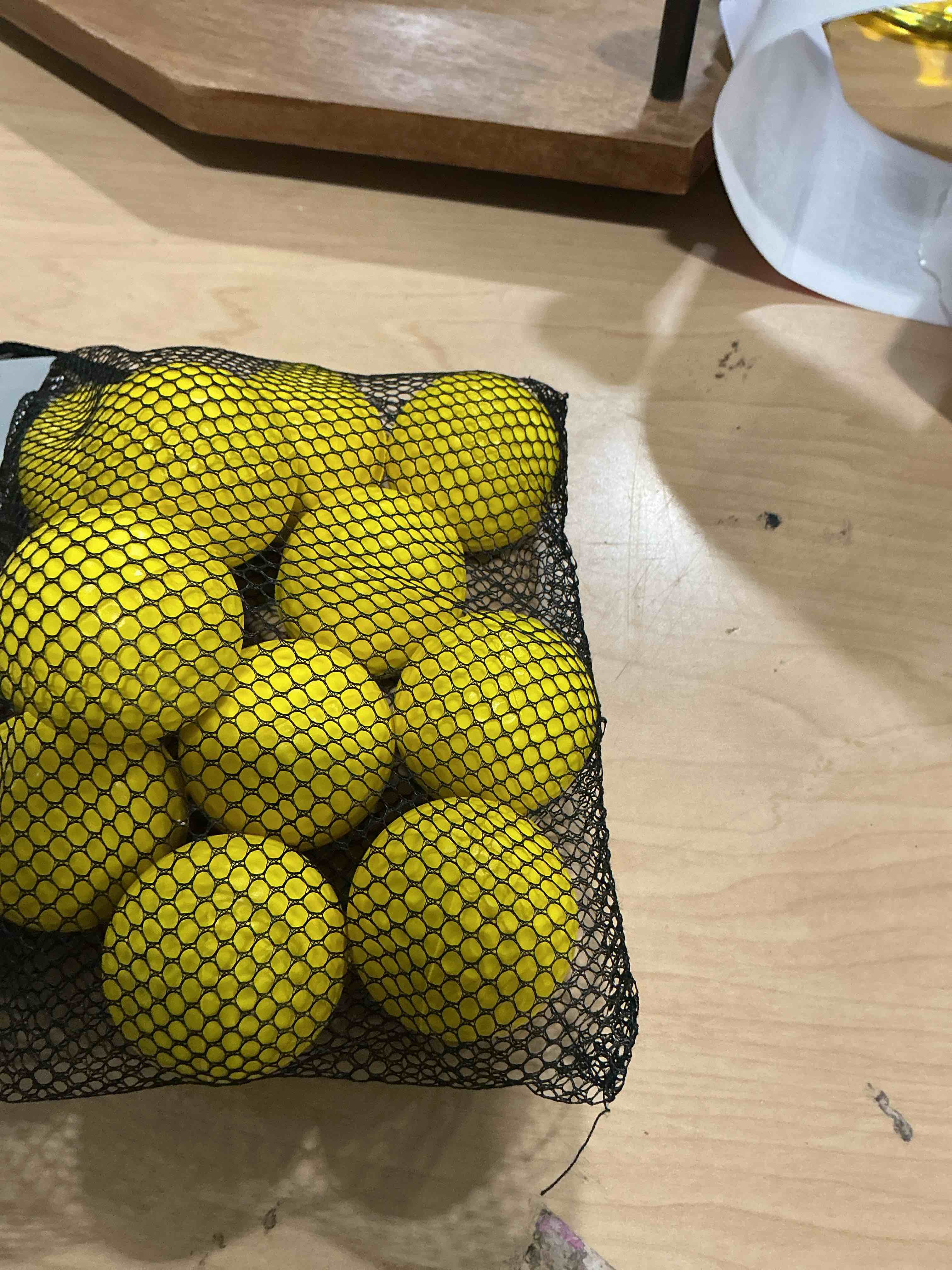Condition photo showing New/Like New for 12 pcs 12inch dimpled softballs practice foam sport pitching machine game ball softballs for indoor/outdoor