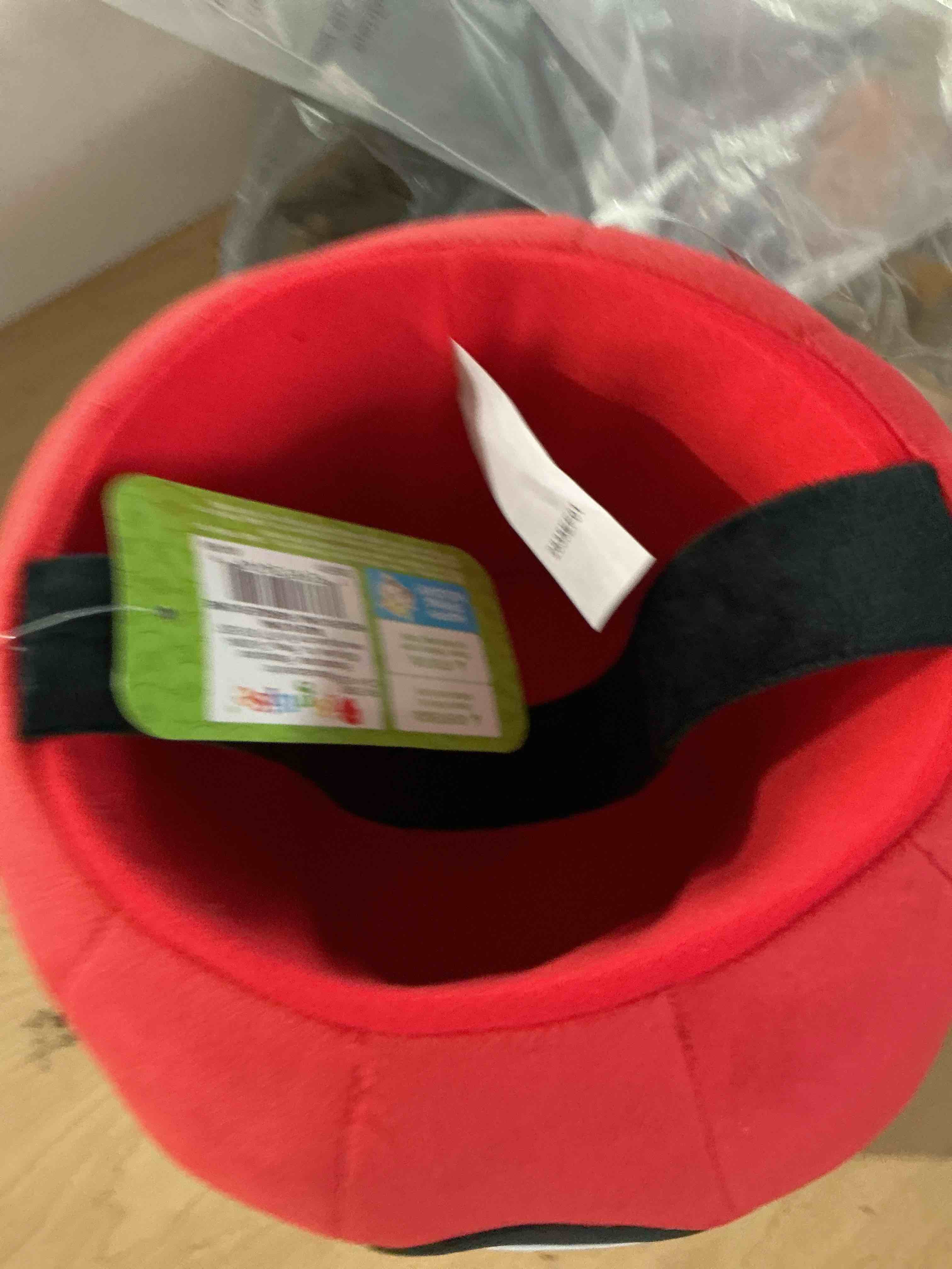 Condition photo showing New/Like New for pokémon spring plush poké ball basket with soft carry handle