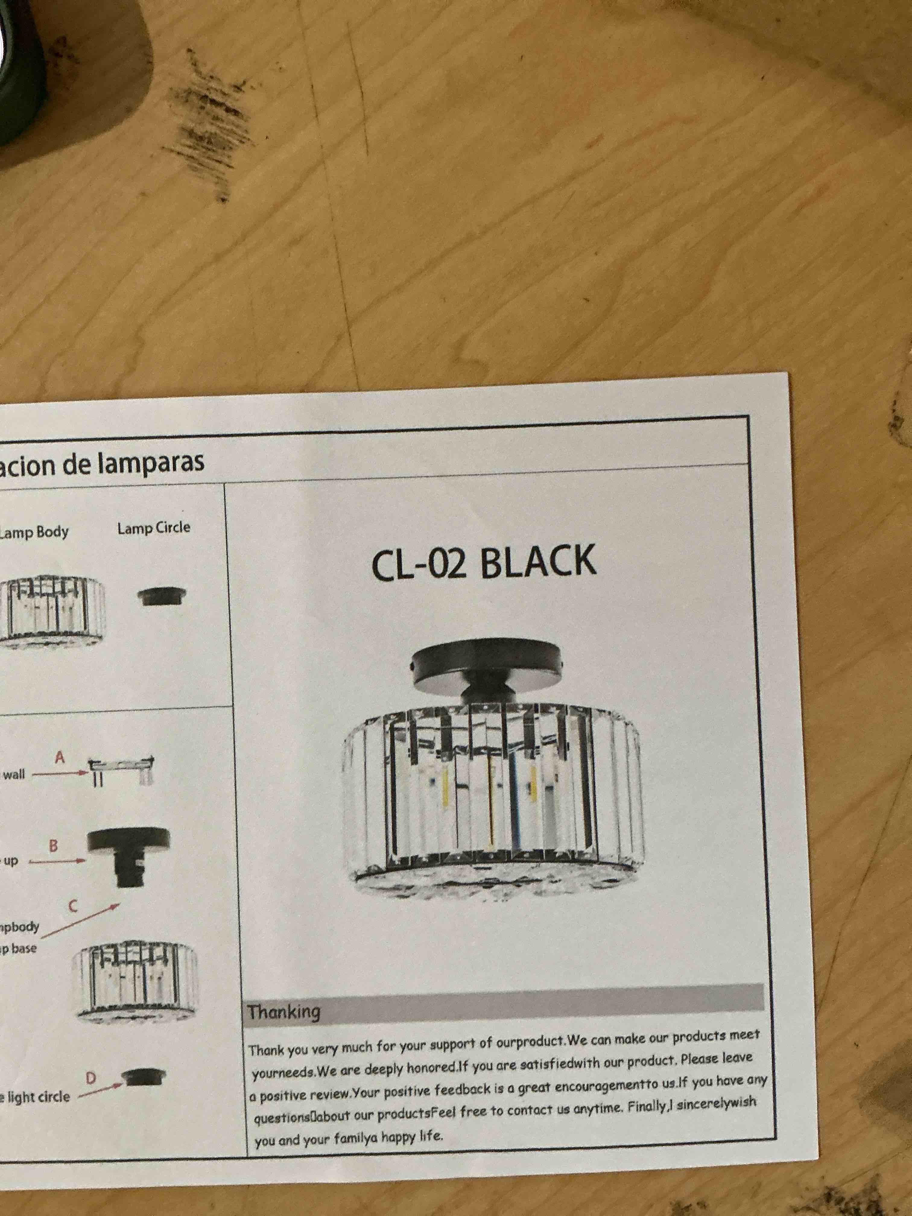Condition photo showing New/Like New for crystal ceiling light fixture, modern semi flush mount chandelier, black close to ceiling lamp for hallway, kitchen, entryway, bedroom, laundry room