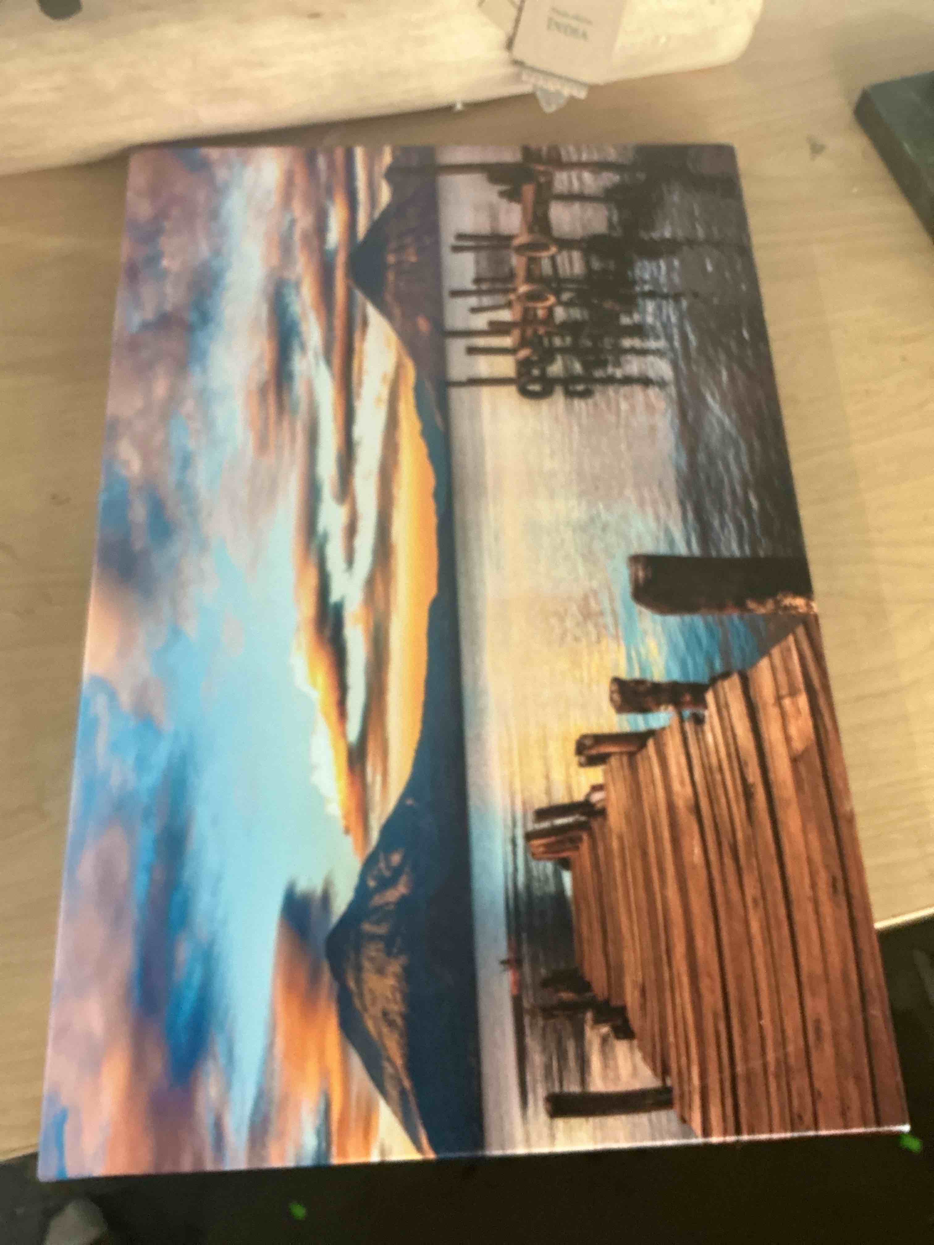 Condition photo showing New/Like New for iztawey guatemala lake atitlan canvas wall art landscape posters pictures printing for living room bedroom prints decor unframed 12x16inch