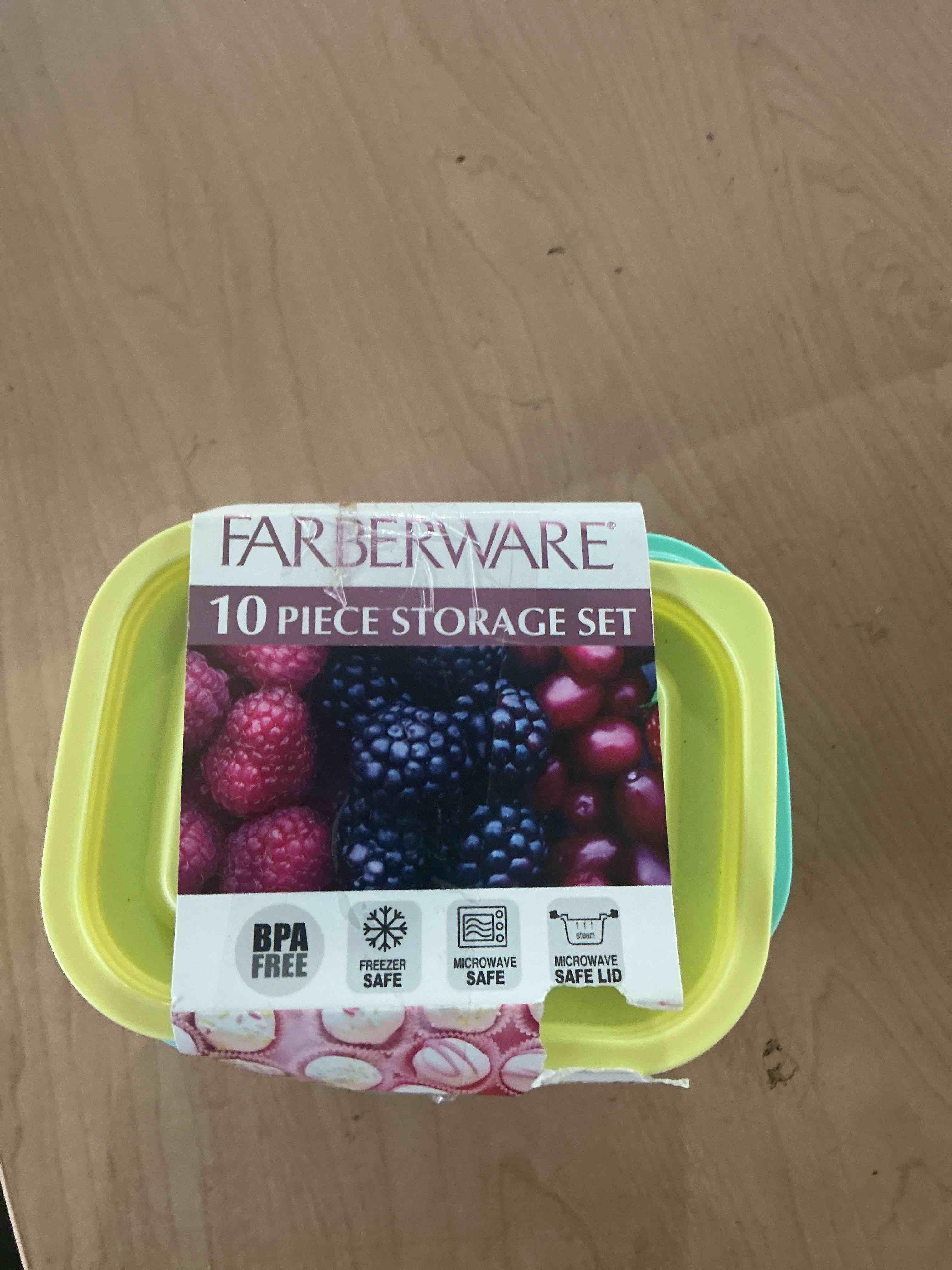 Condition photo showing New/Like New for glad gladware mini round food storage containers with lids, small bpa free reusable plastic snack containers with lock tight seal for lunch, portion control, and on the go, 4 oz, 10 count
