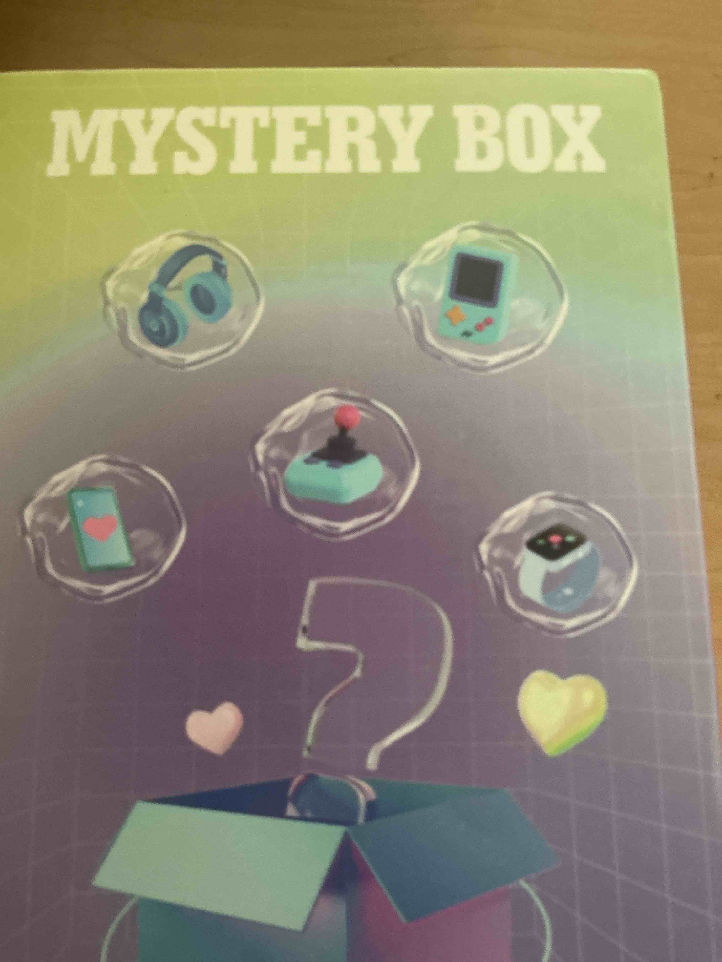 Condition photo showing New/Like New for mystery surprise box opening kids, phone, watch gaming console or headphones opening fun surprise game