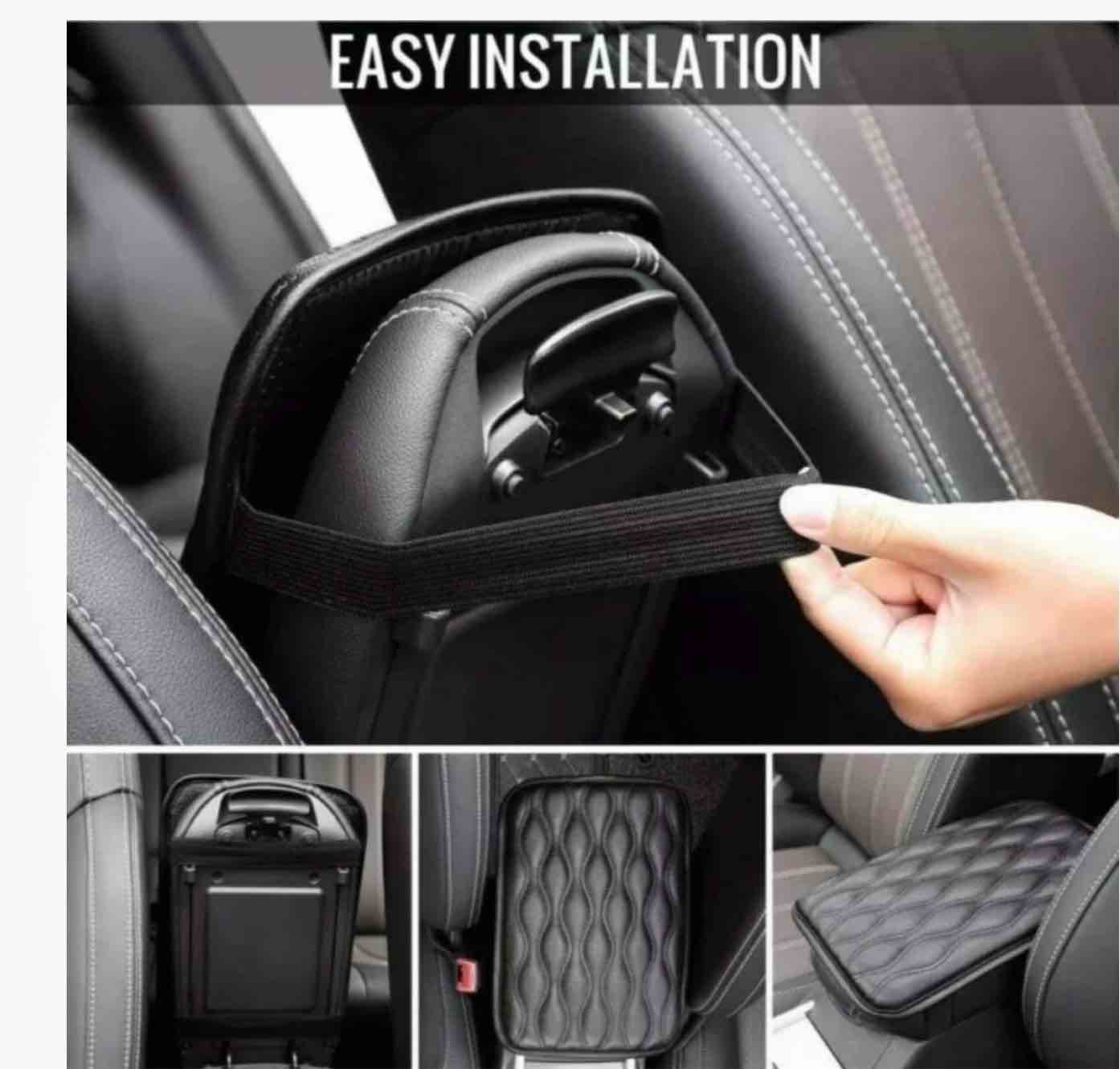 Condition photo showing New/Like New for trump charger armrest covering car auto center console cover pad universal fit for suv – truck – car waterproof car armrest seat box cover leather auto armrest cover