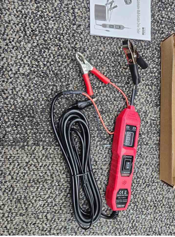 Condition photo showing New/Like New for cnbj – 283 automotive multifunction dr. tester 12 v424 dc power red