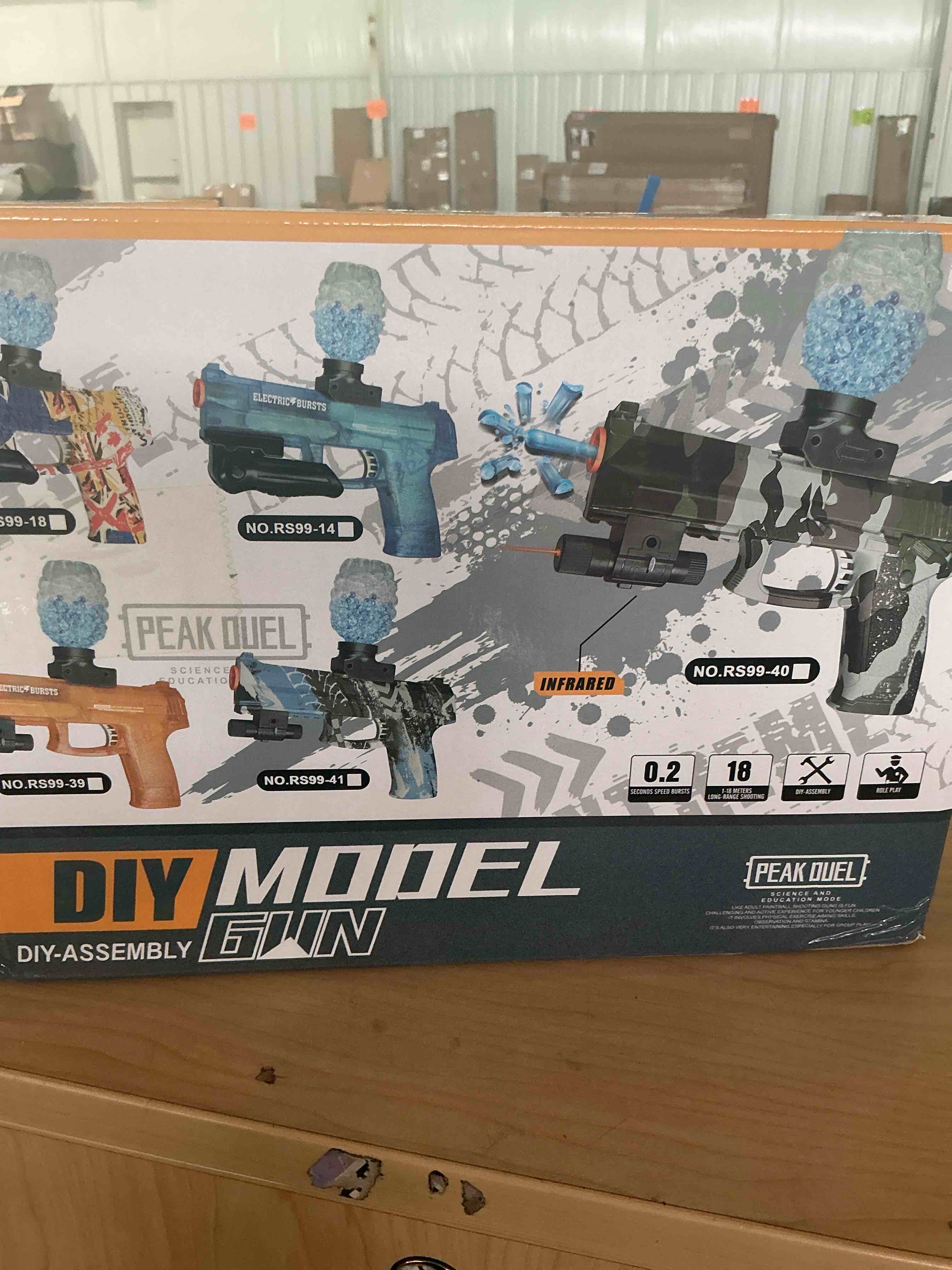 Condition photo showing Brand New for electric gel blasters, automatic splatter blaster with 40000+, splat ball blasters - summer outdoor yard activities for 14+ years old, 2 pack