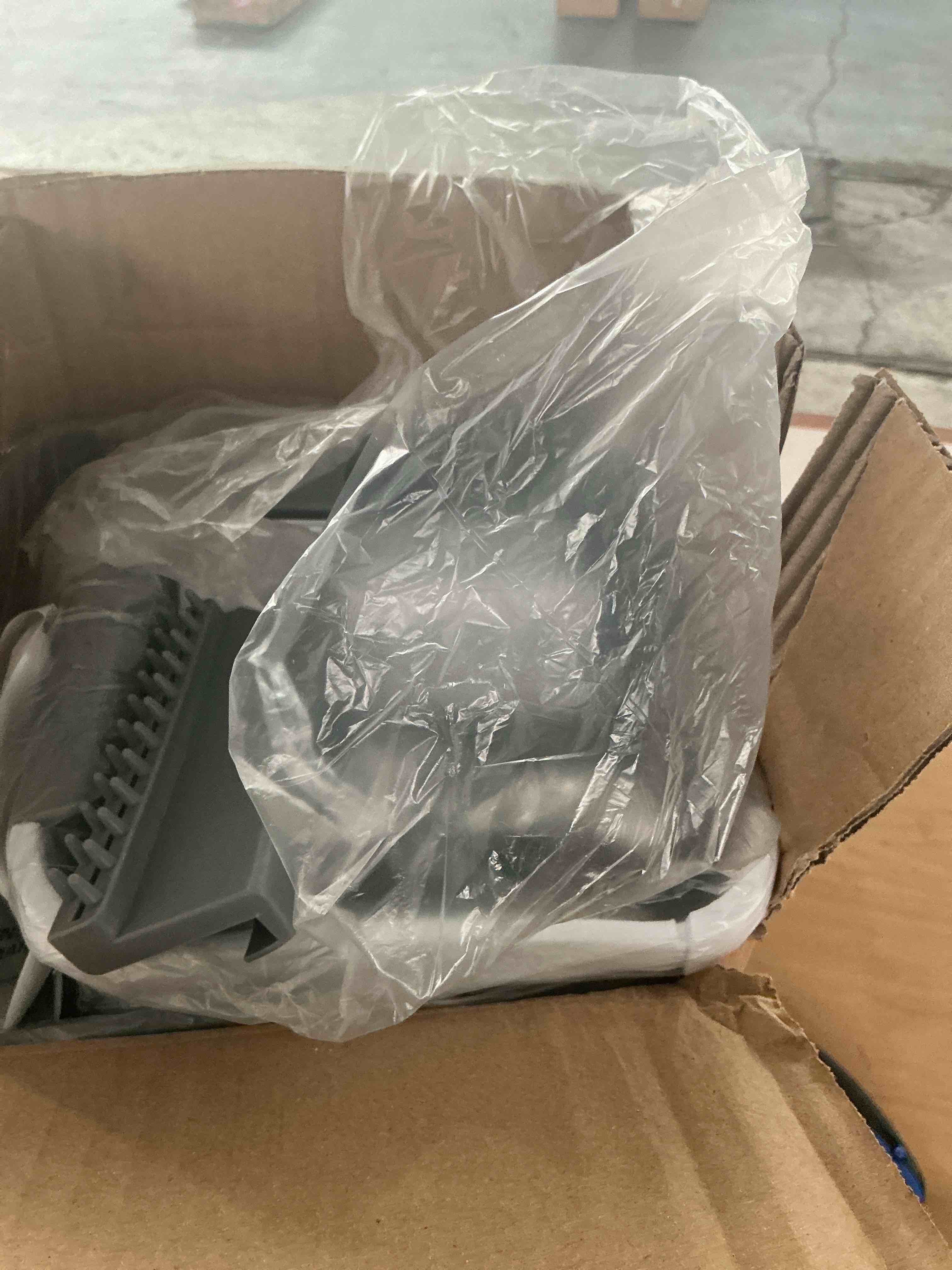Condition photo showing Brand New for joymoop mop and bucket with wringer set, hands free flat floor mop and bucket, 60" mop with 3 reusable microfiber pads, wet and dry use, floor cleaning system middle bucket #13 + 60" flat mop + 3 pads