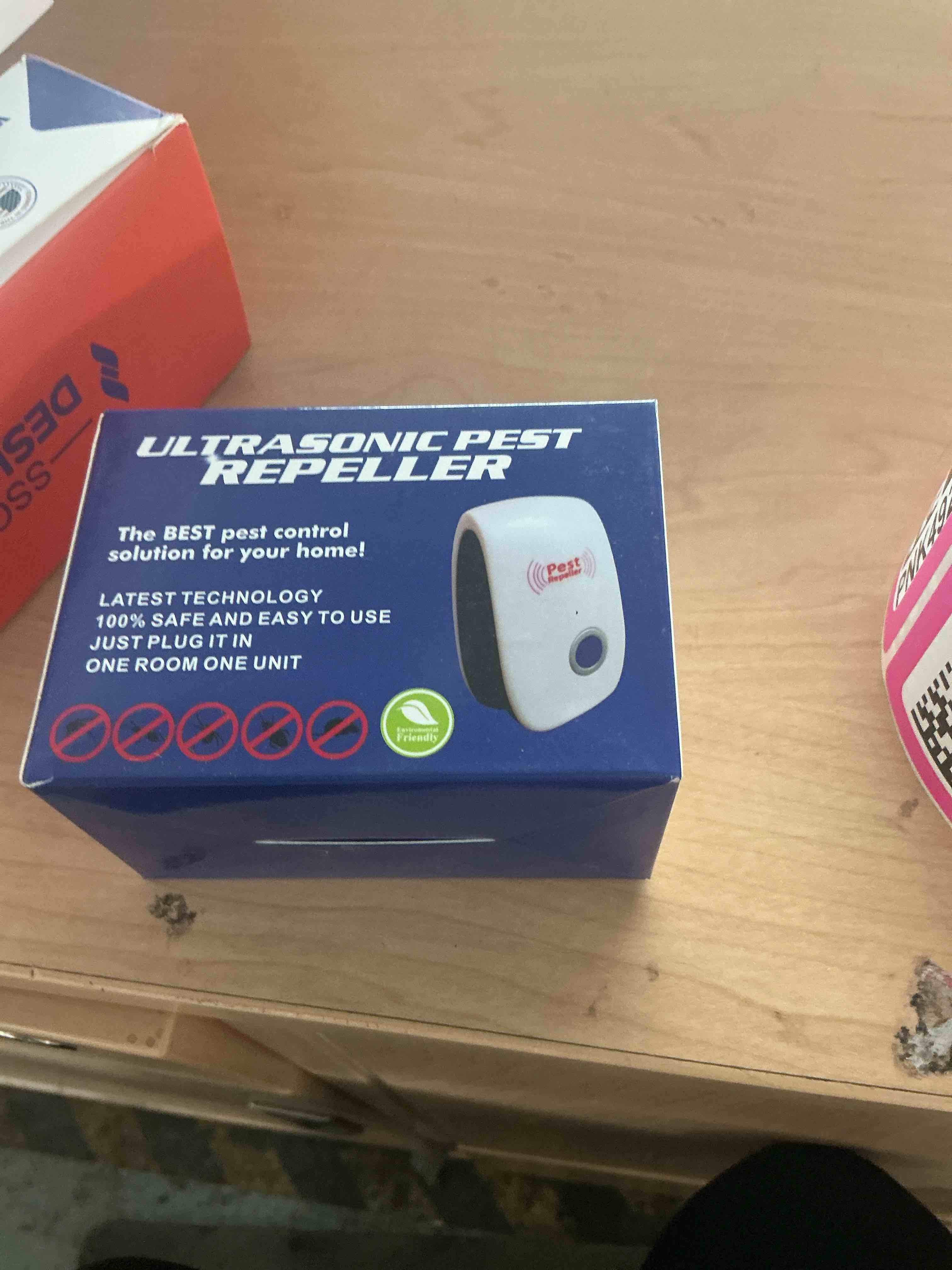 Condition photo showing Brand New for pest defence ultrasonic pest repeller, bye critter ultrasonic pest repeller plug-in mouse repellent for home – repels mice, spiders, rodents, cockroaches, and ants – eco-friendly, chemical-free