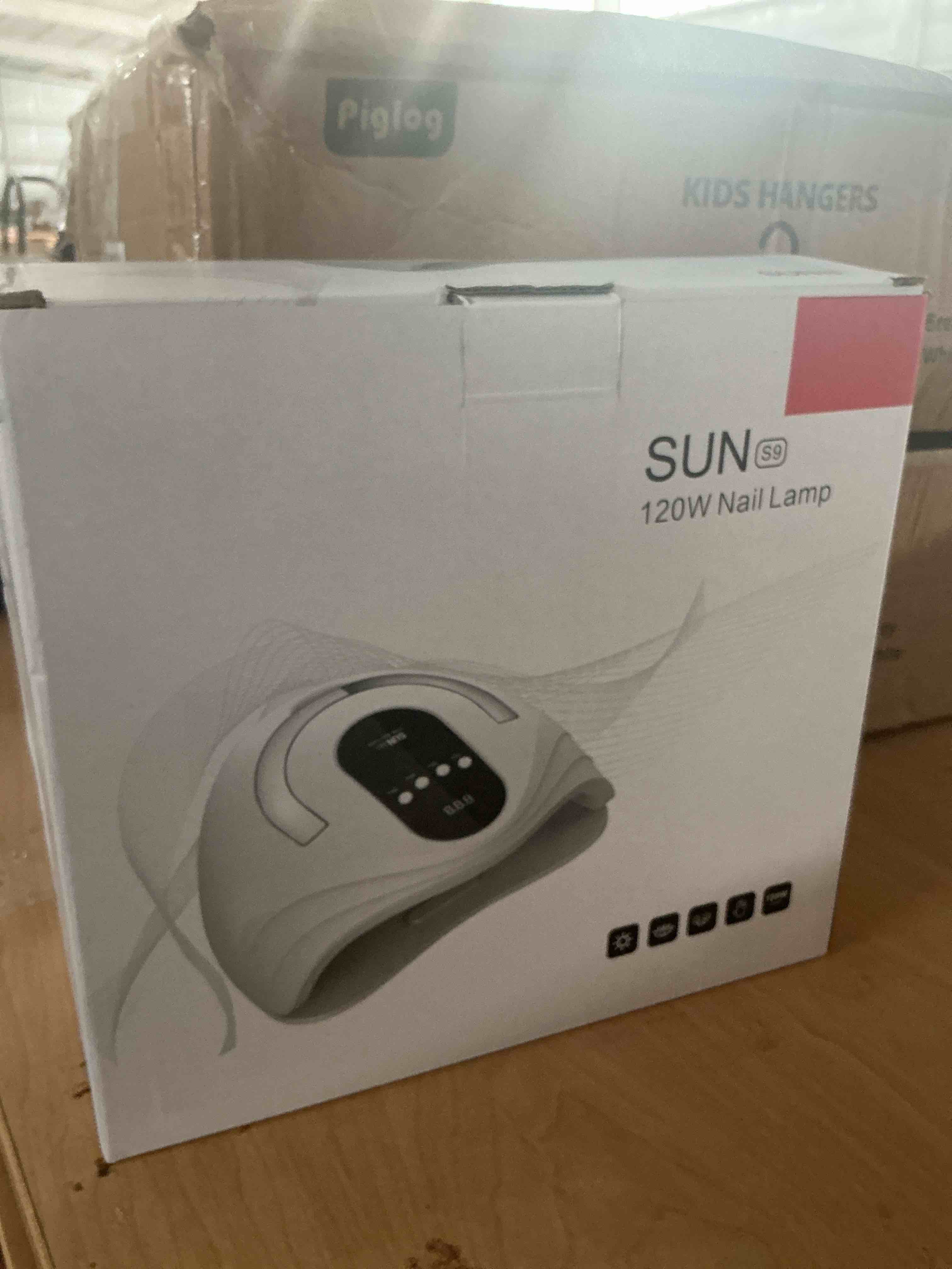 Condition photo showing New/Like New for easkep 120w uv light for nails - uv nail lamp with gloves kit nail dryer lamp for gel nails professional for home and salon